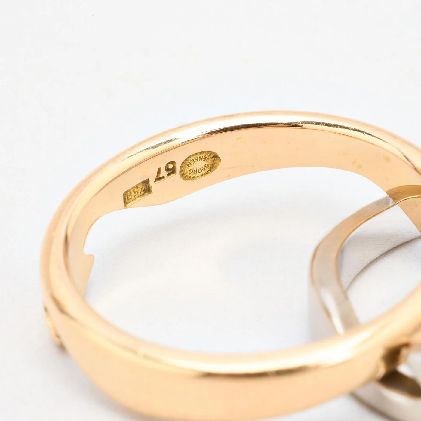Georg Jensen Fusion band i 18K guld strl. 18.1 / strl. 57 - Image 7