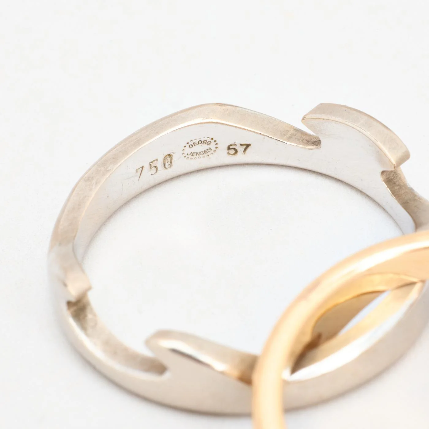 Georg Jensen Fusion band i 18K guld strl. 18.1 / strl. 57 - Image 8