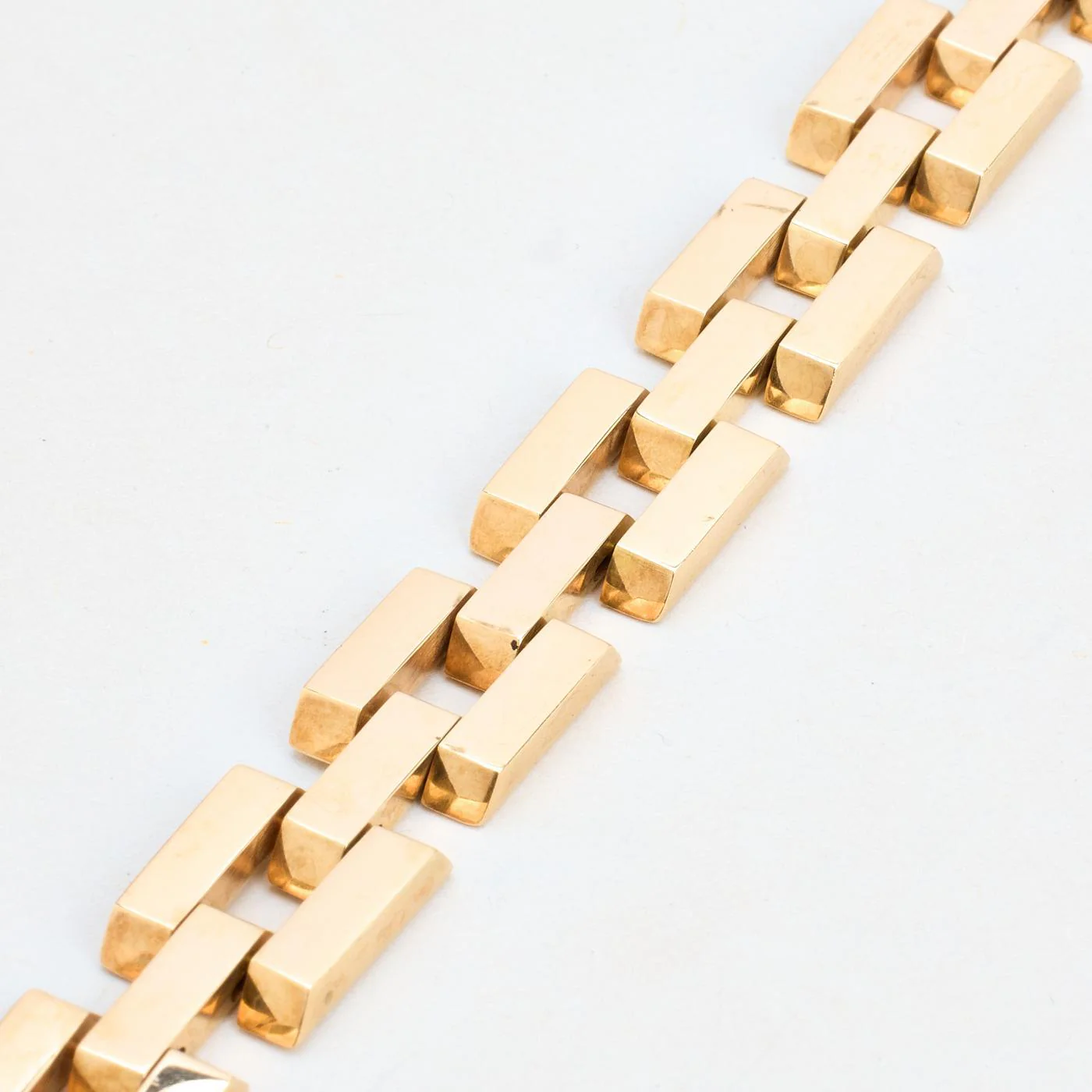 Block Halsband i 14K guld, 41 cm, 52.9 g - Image 3