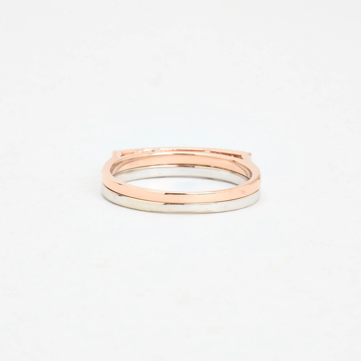 Alliansring med diamant (0.2 ct) i 14K guld strl. 17.2 / strl. 54 - Image 5