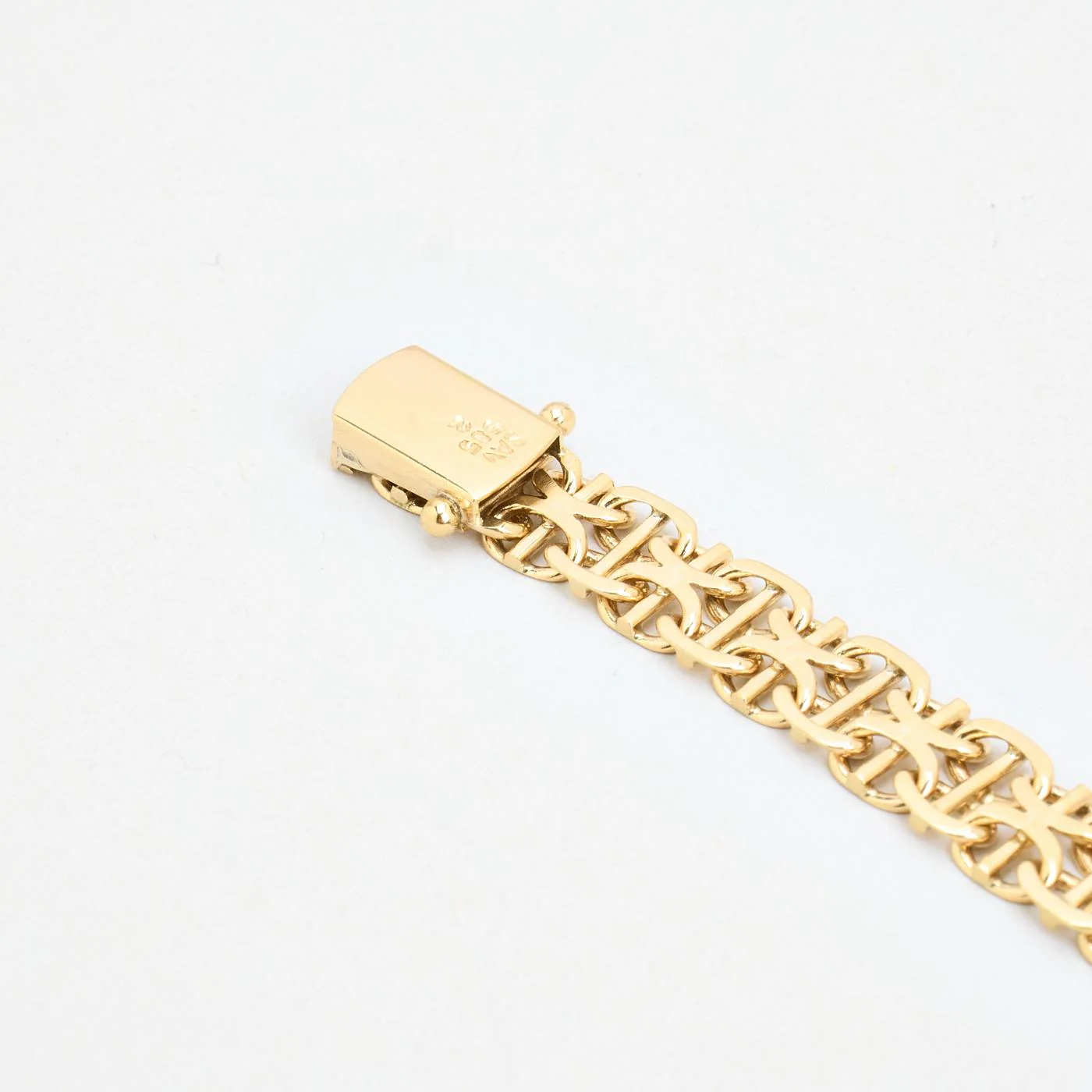 X-länk Armband i 14K guld, 18.5 cm, 13.9 g - Image 5
