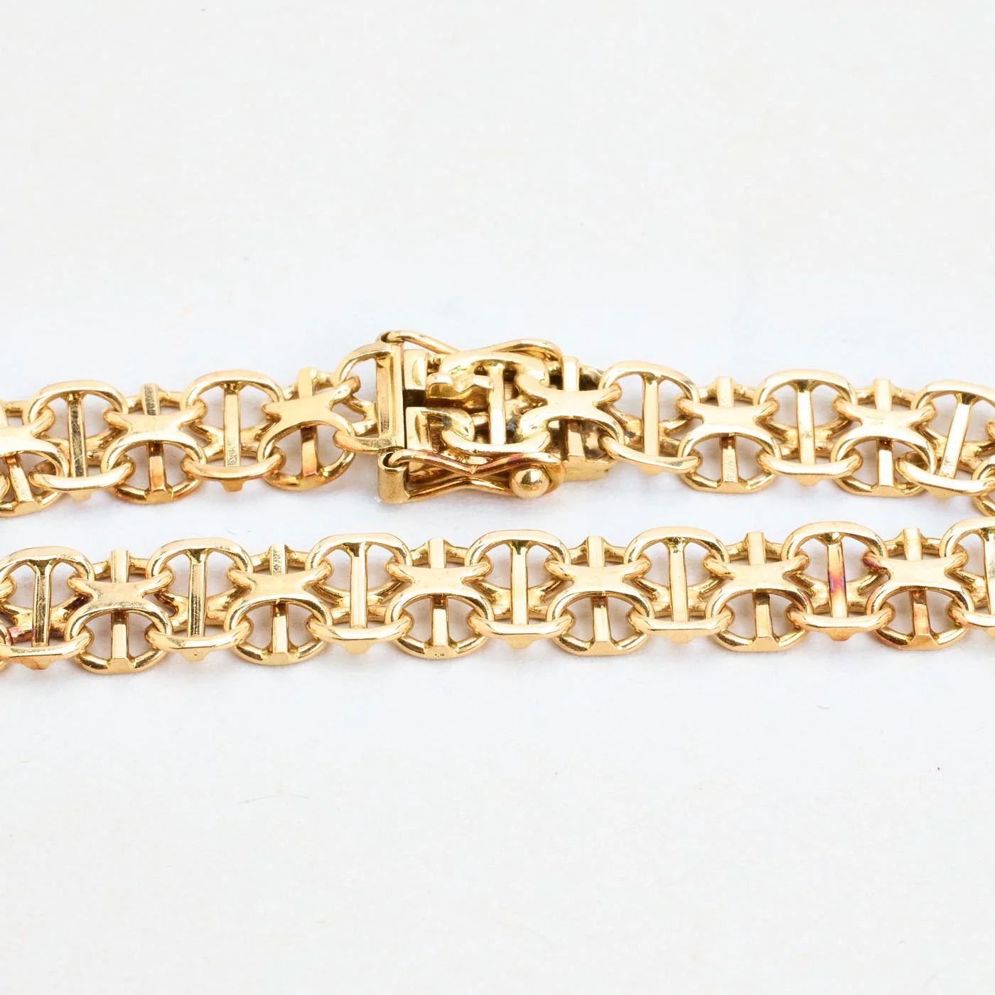 X-länk Armband i 14K guld, 19.5 cm, 9.55 g - Image 4