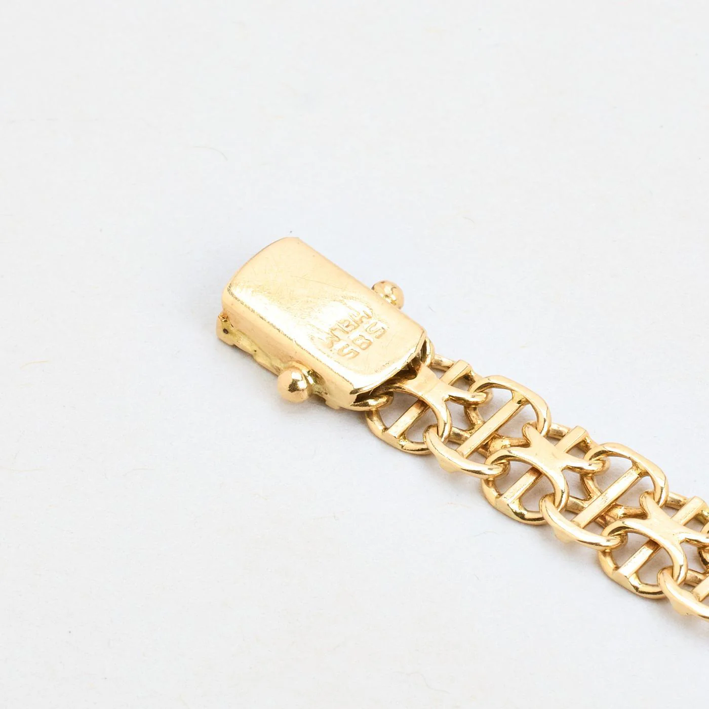 X-länk Armband i 14K guld, 19.5 cm, 9.55 g - Image 5
