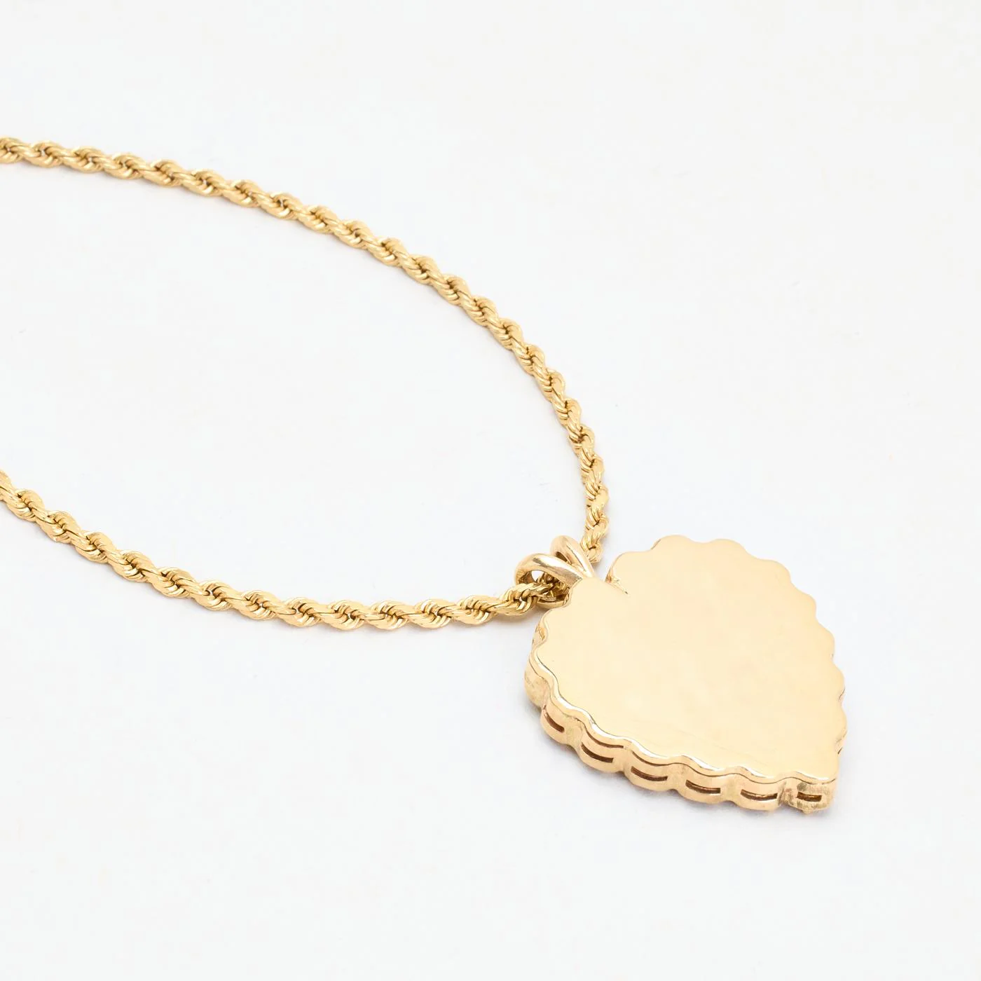 Hjärta Cordell Halsband med diamant (1.04 ct) i 14K guld, 49.5 cm, 15.55 g - Image 4