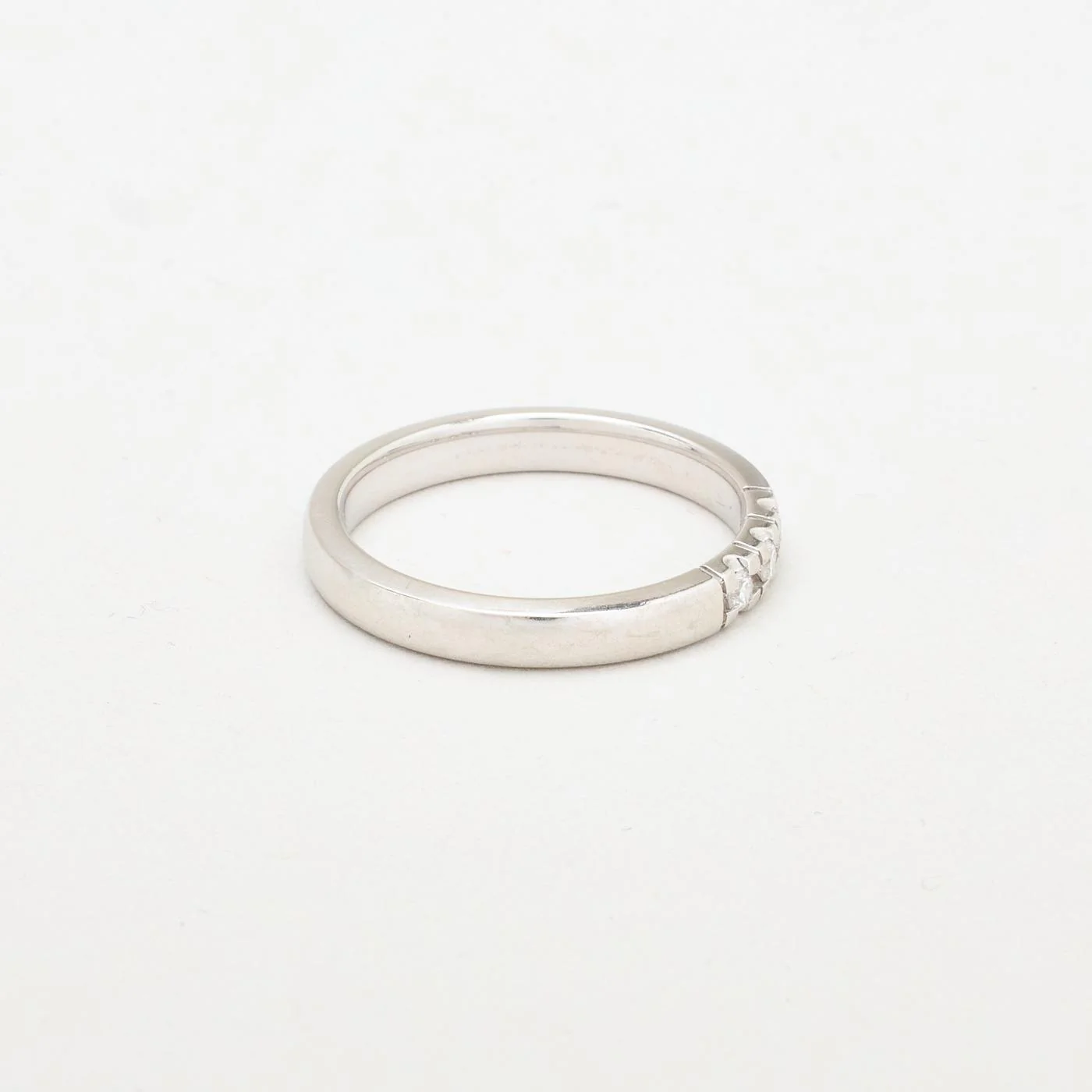 Alliansring med diamant (0.07 ct) i 14K guld strl. 17.5 / strl. 55 - Image 3