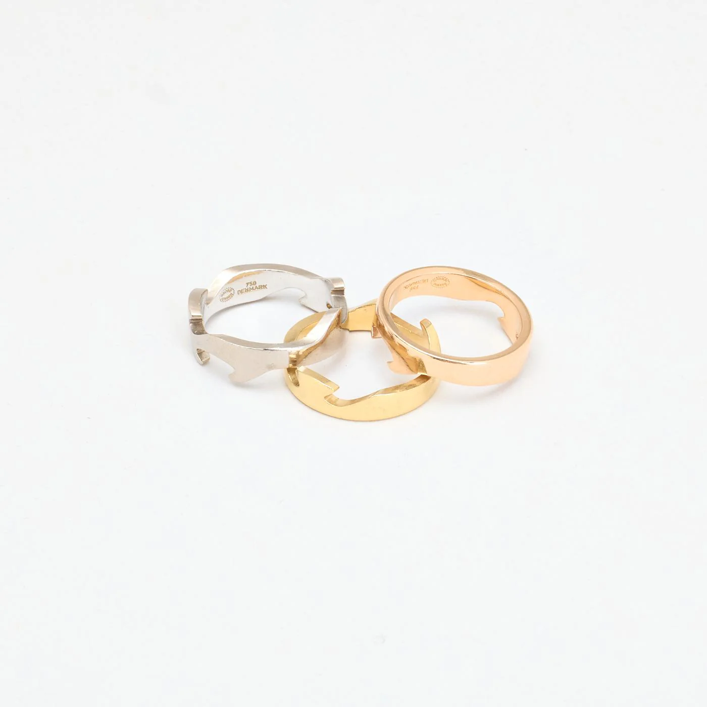 Georg Jensen Fusion band i 18K guld strl. 15.6 / strl. 49 - Image 6