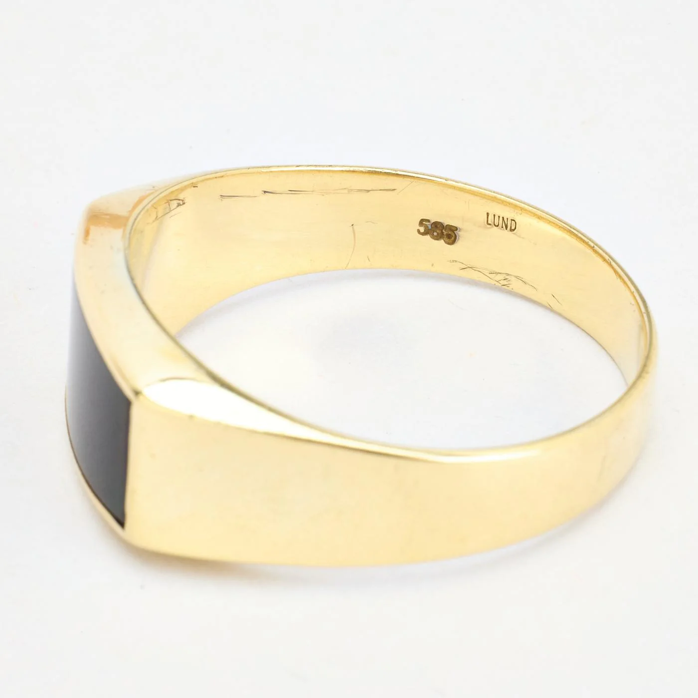 Klackring i 14K guld strl. 21.6 / strl. 68 - Image 5