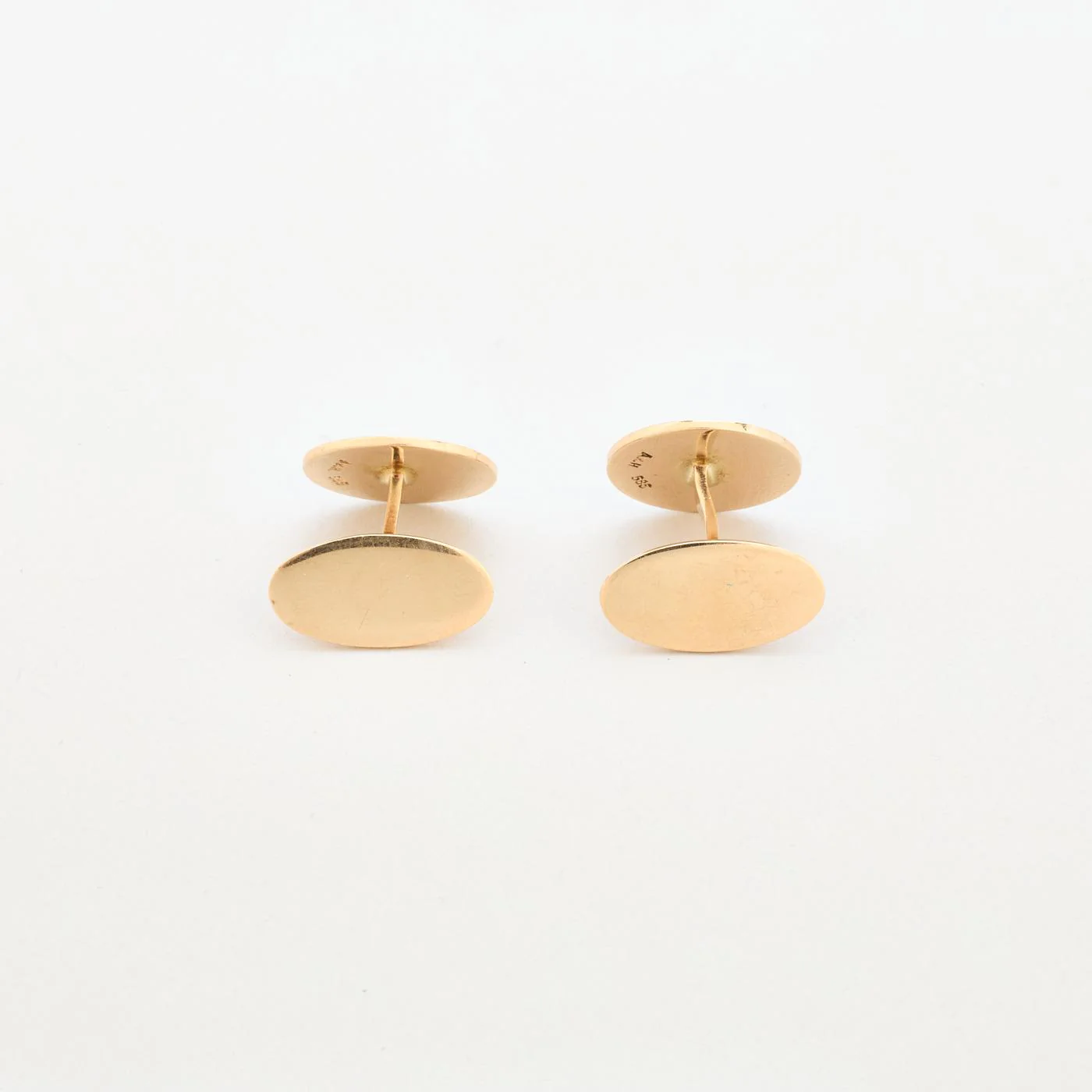 Manschettknappar i 14K guld, 1.5 cm, 8.15 g - Image 3