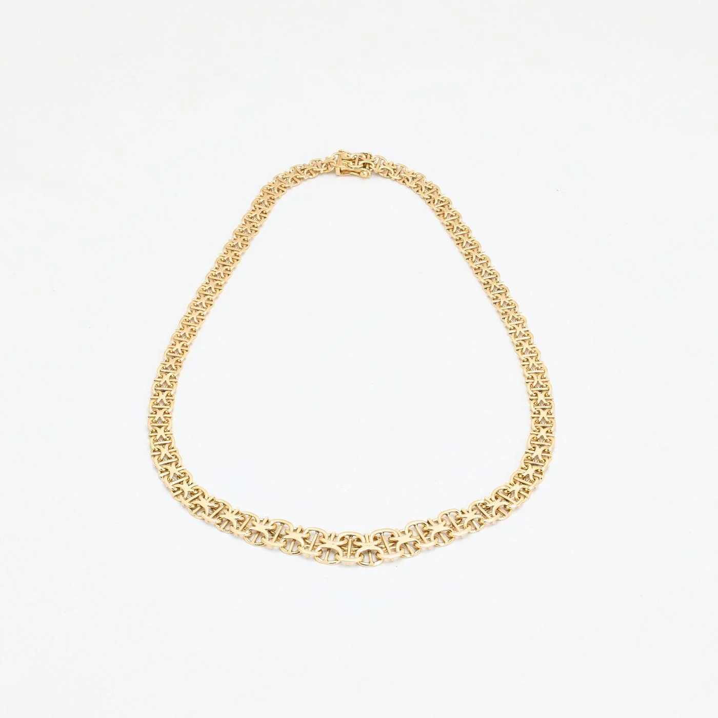 X-länk Halsband i 14K guld, 42 cm, 27.2 g - Image 2