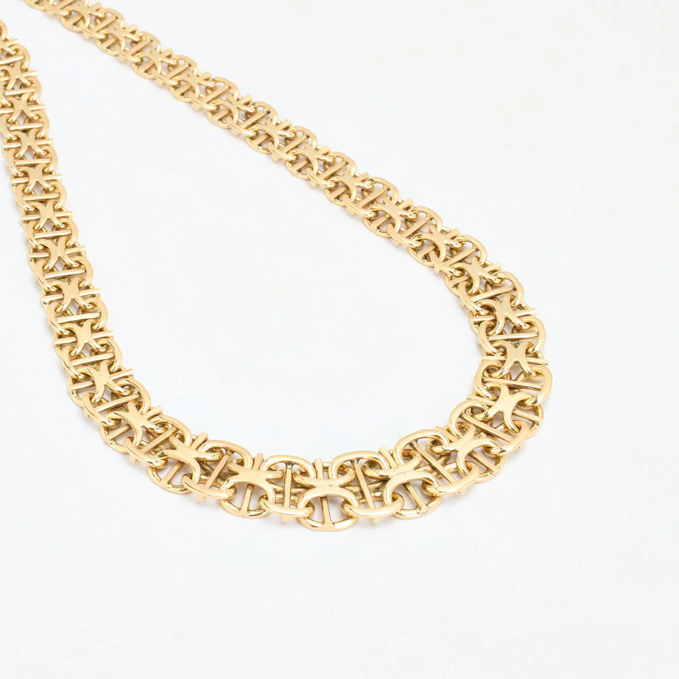 X-länk Halsband i 14K guld, 42 cm, 27.2 g - Image 3