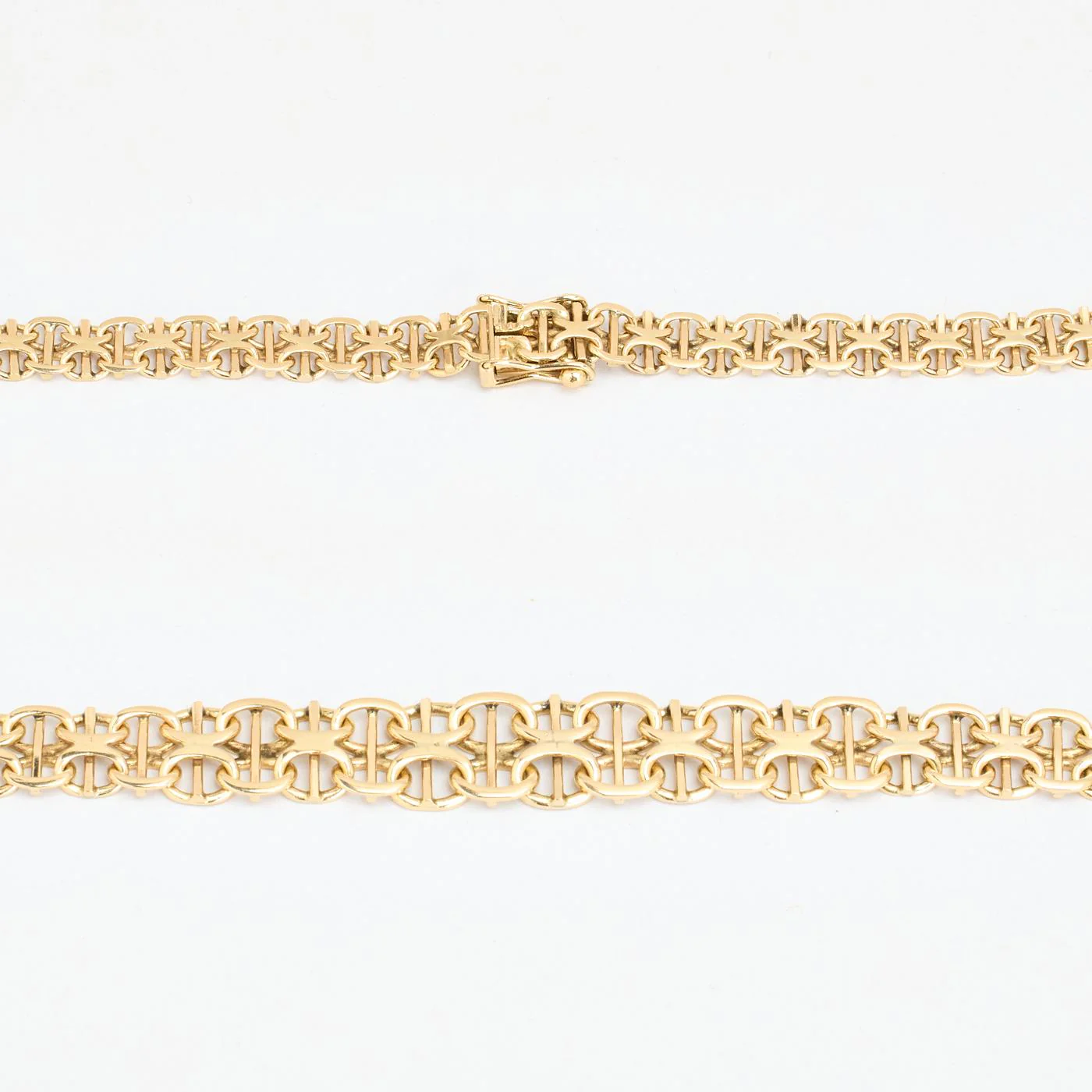 X-länk Halsband i 14K guld, 42 cm, 27.2 g - Image 4
