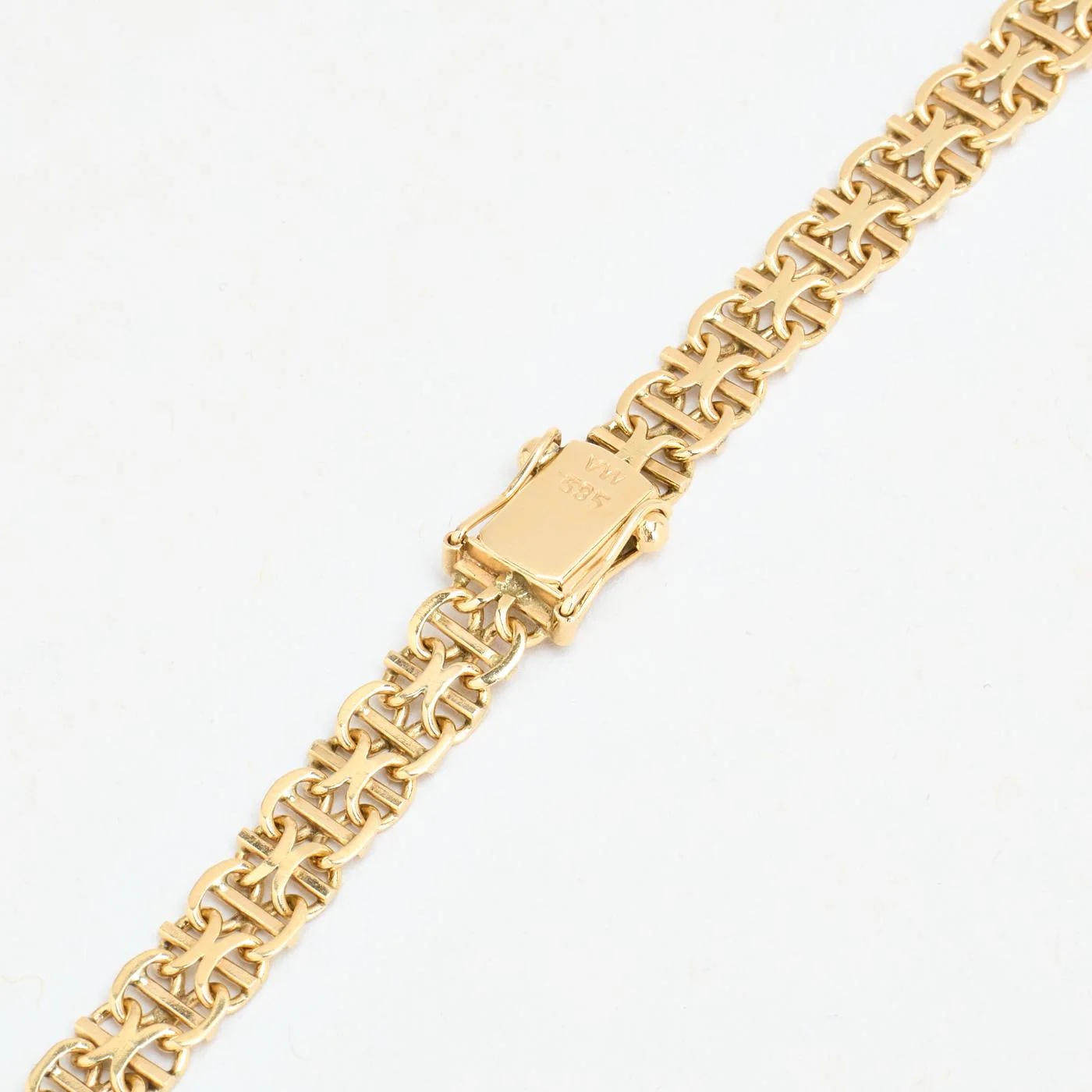 X-länk Halsband i 14K guld, 42 cm, 27.2 g - Image 5