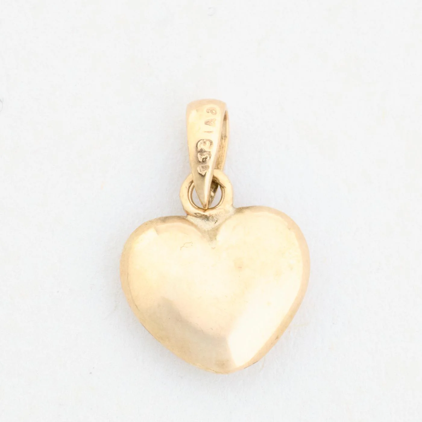 Klassisk Hjärthänge i 8K guld, 1.8 cm, 0.75 g - Image 5