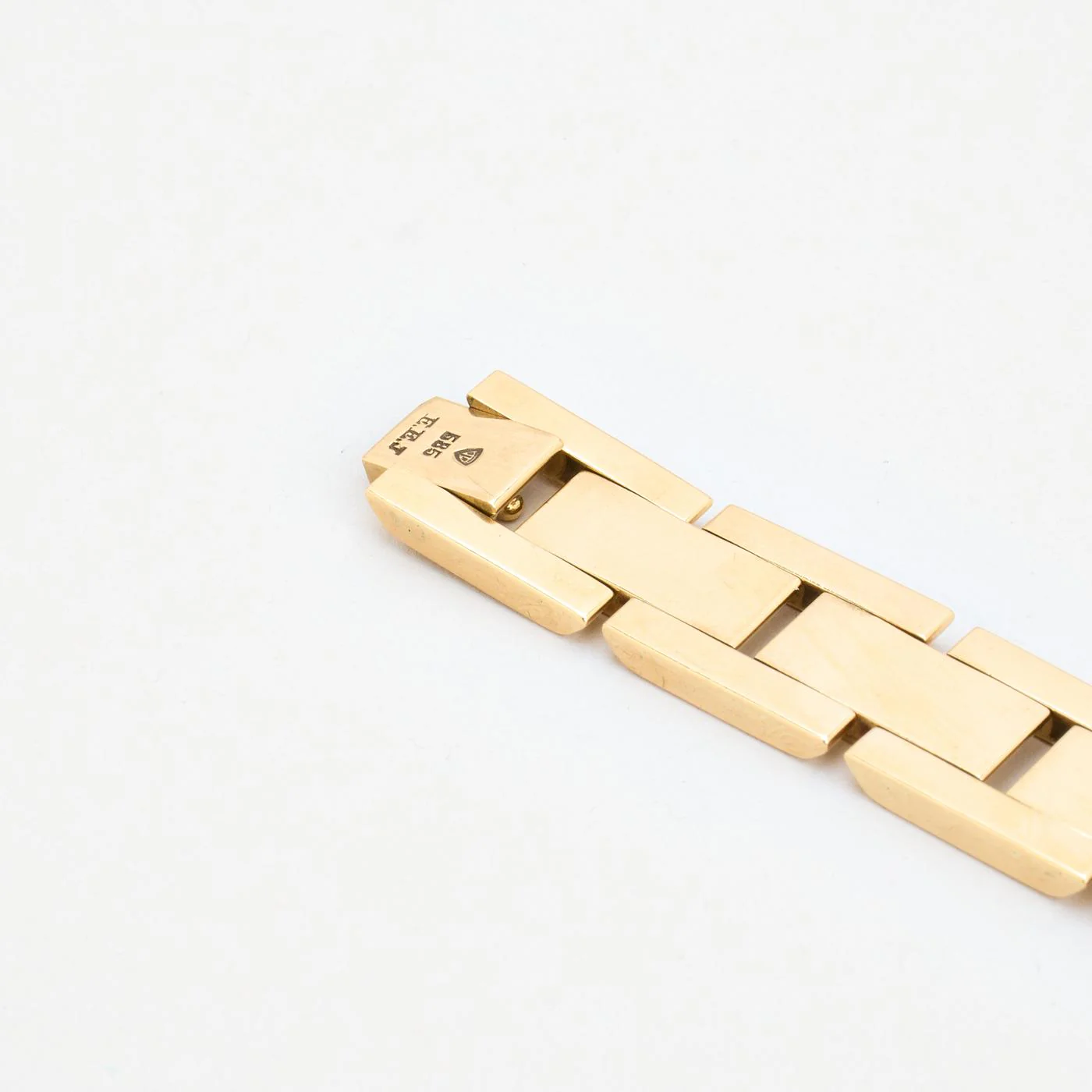 Block Armband i 14K guld, 19 cm, 38.48 g - Image 4