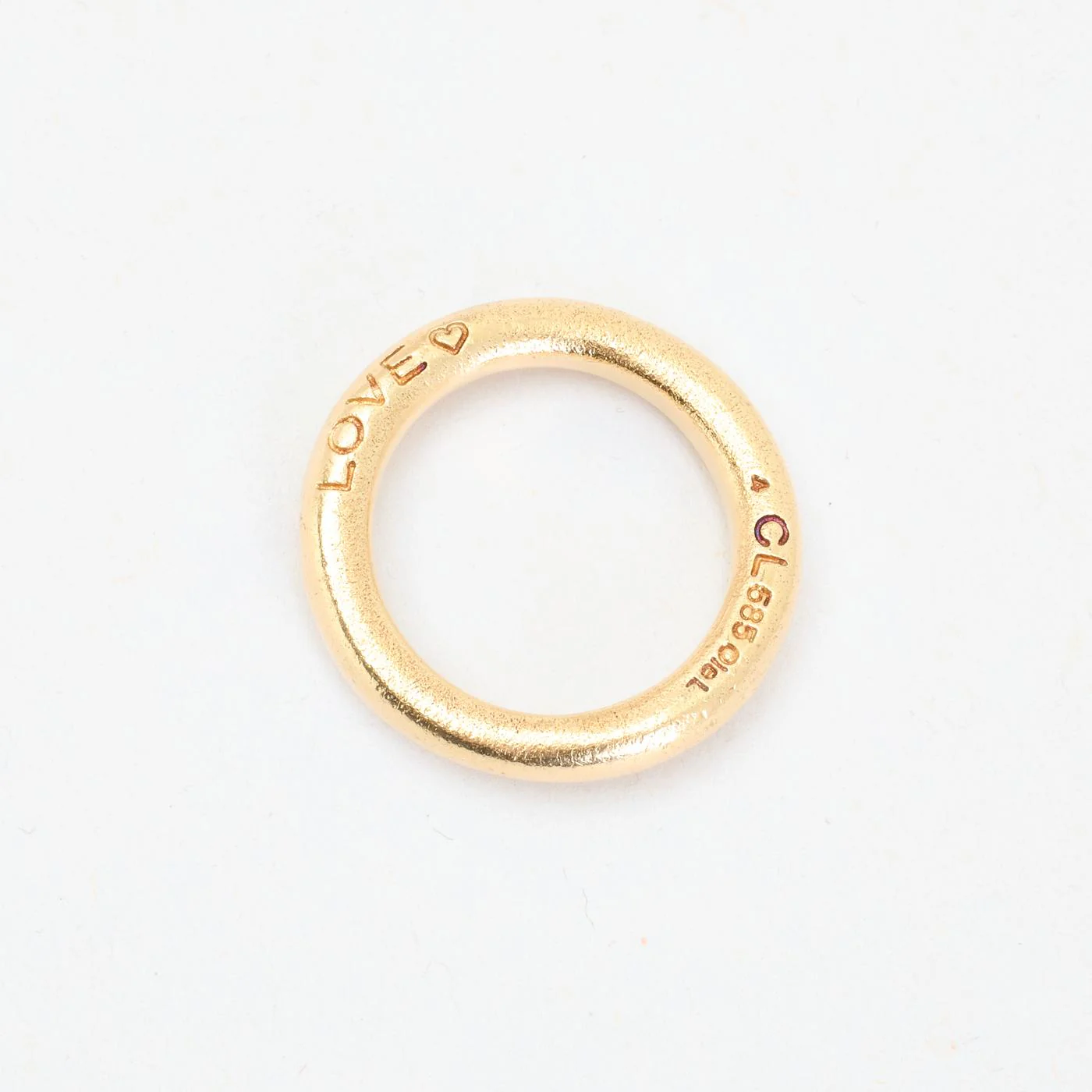Ole Lynggaard Love 4 band med diamant (0.02 ct) i 14K guld strl. 16.6 / strl. 52 - Image 5