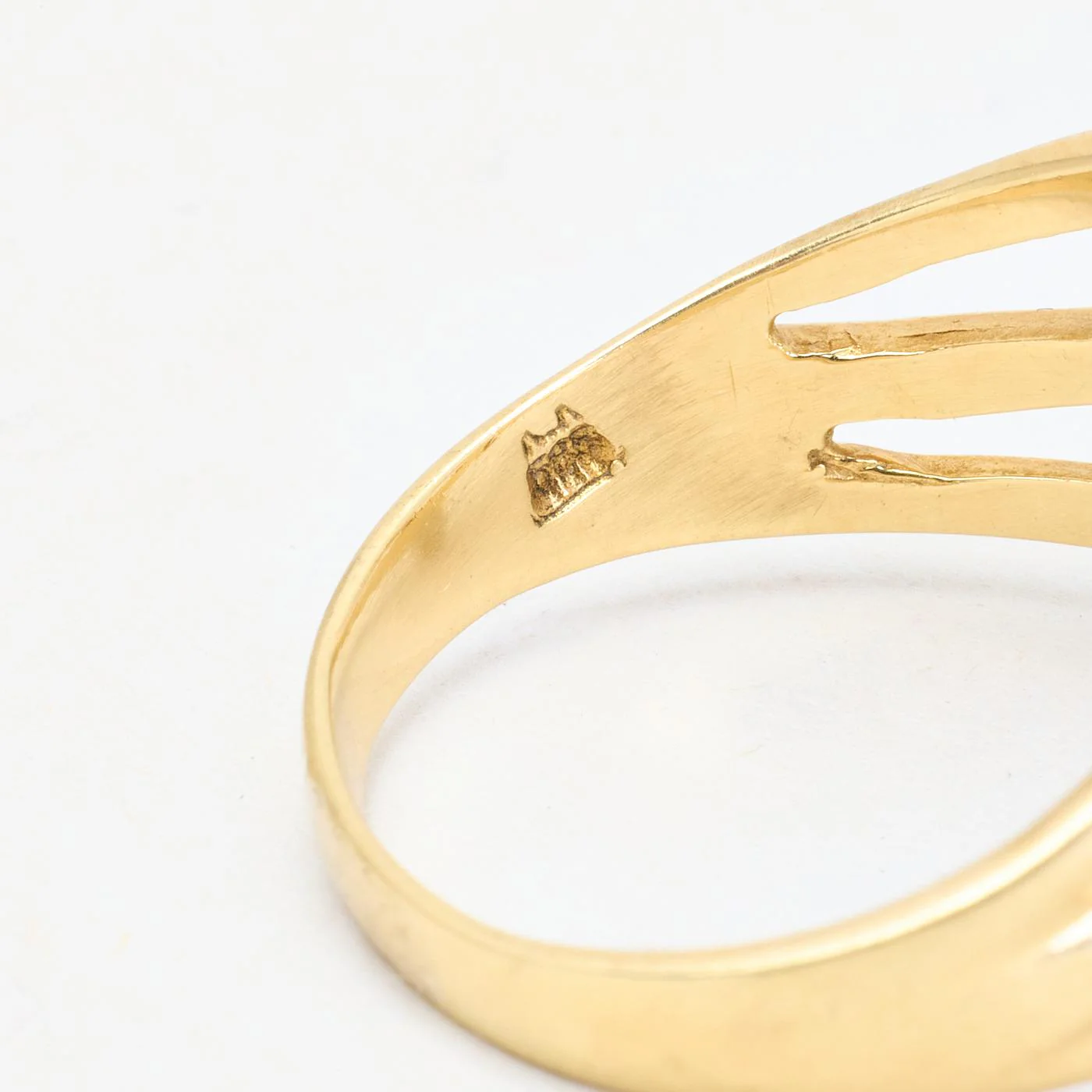 Organisk pärlring i 14K guld med en pärla och zirkonia strl. 19.1 / strl. 60 - Image 6
