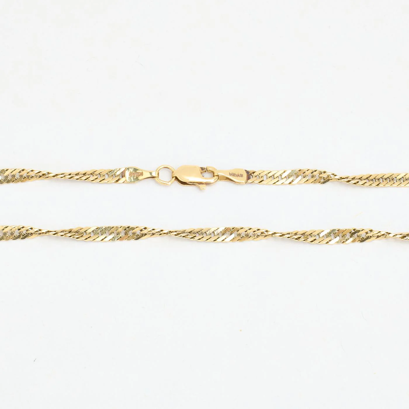 Singaporekedja Halsband i 14K guld, 63 cm, 10.32 g - Image 3