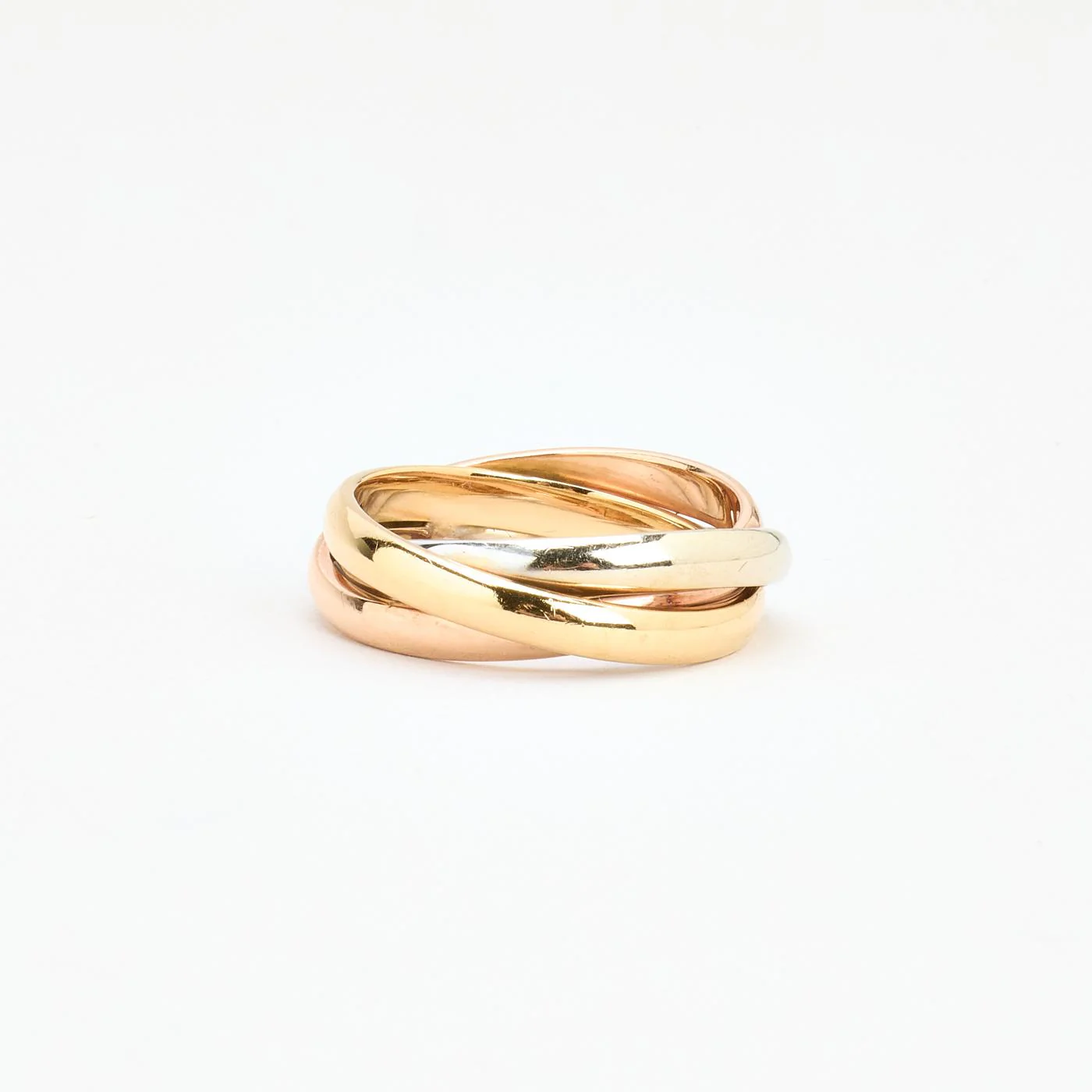Tre i en ring i 14K guld strl. 19.4 / strl. 61 - Image 3