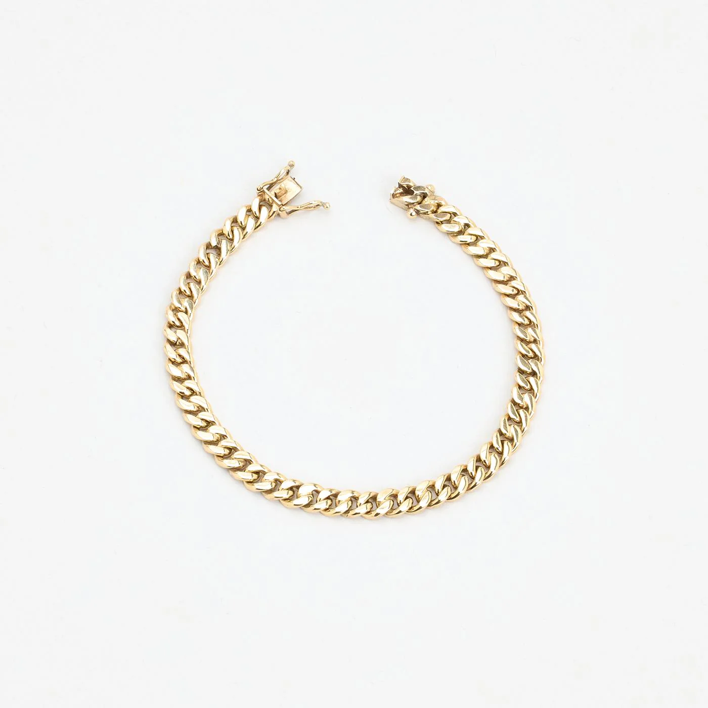 Pansar Armband i 8K guld, 18 cm, 13 g