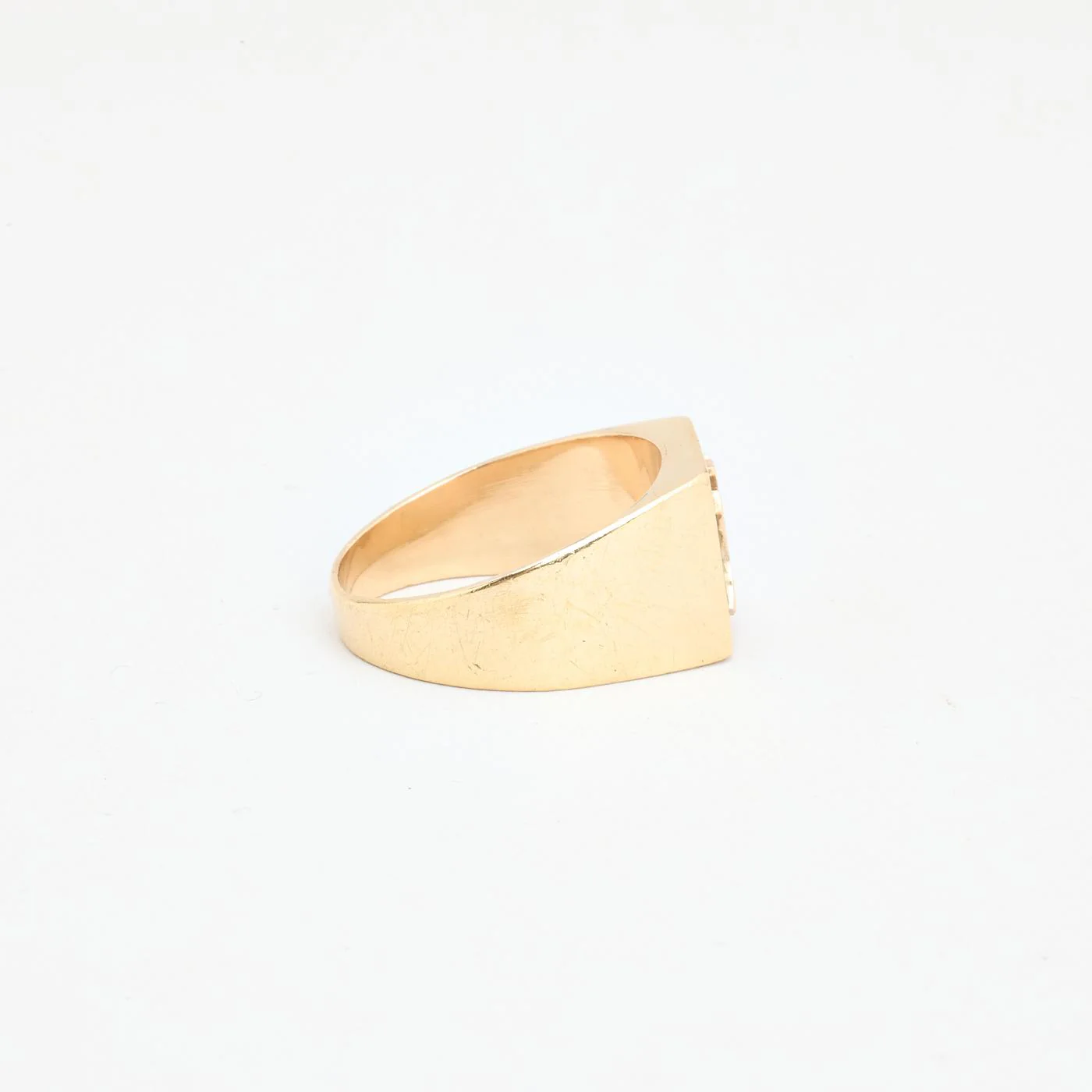 Monogram klackring i 8K guld strl. 21.3 / strl. 67 - Image 3