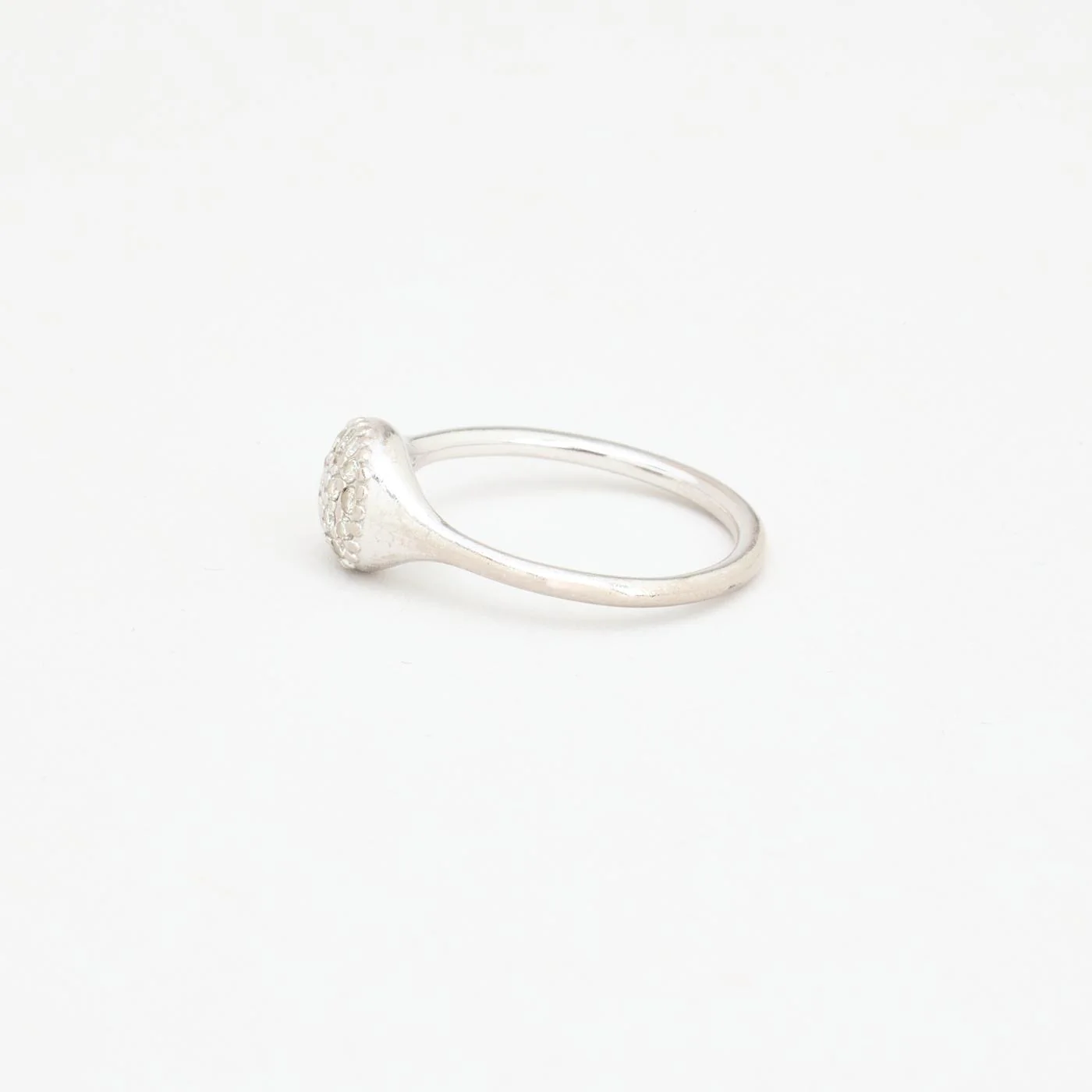 Pandora Lovepods pavéring med diamant (0.19 ct) i 18K vitt guld strl. 16.6 / strl. 52 - Image 4