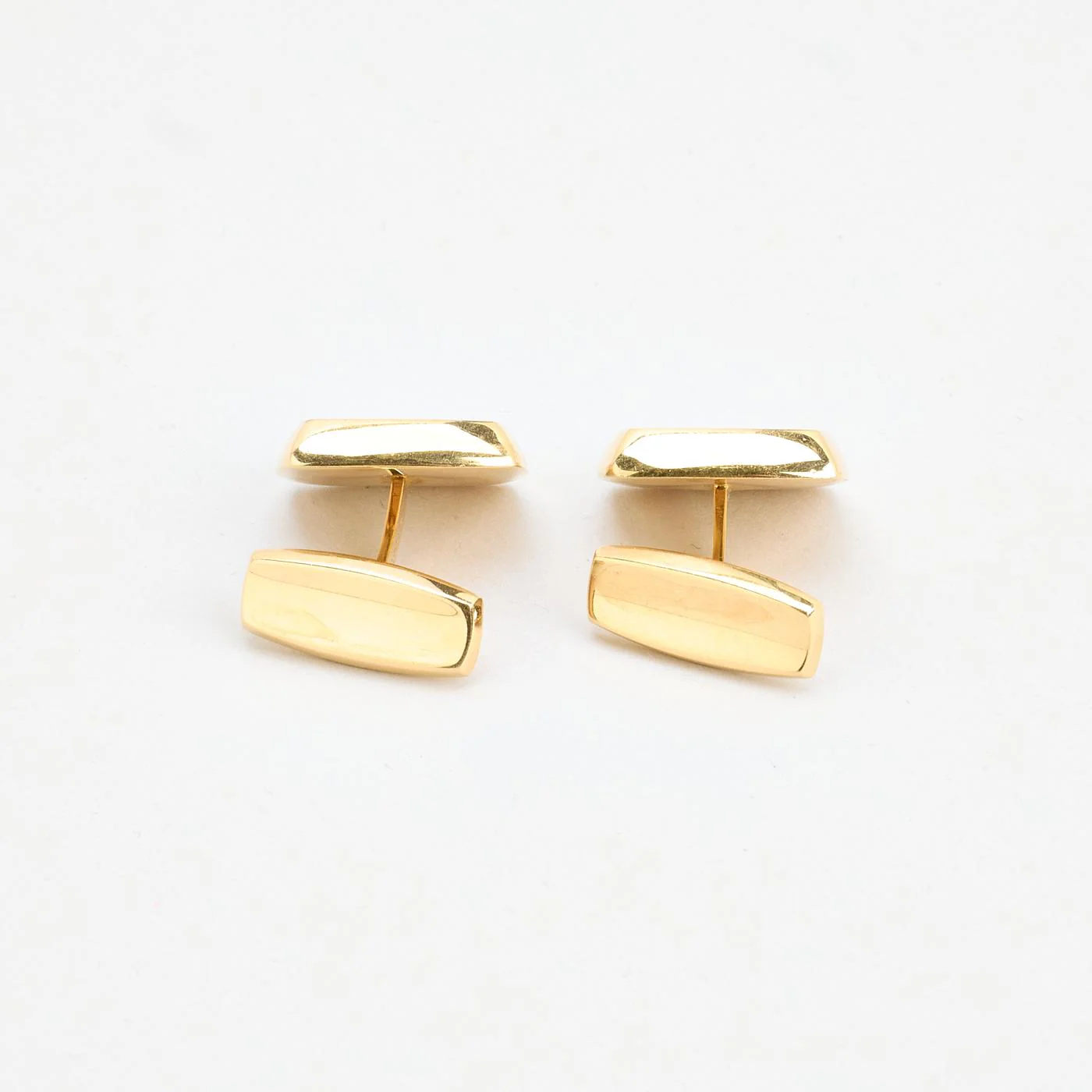 Geometrisk Manschettknappar i 14K guld, 1.7 cm, 8.33 g - Image 3