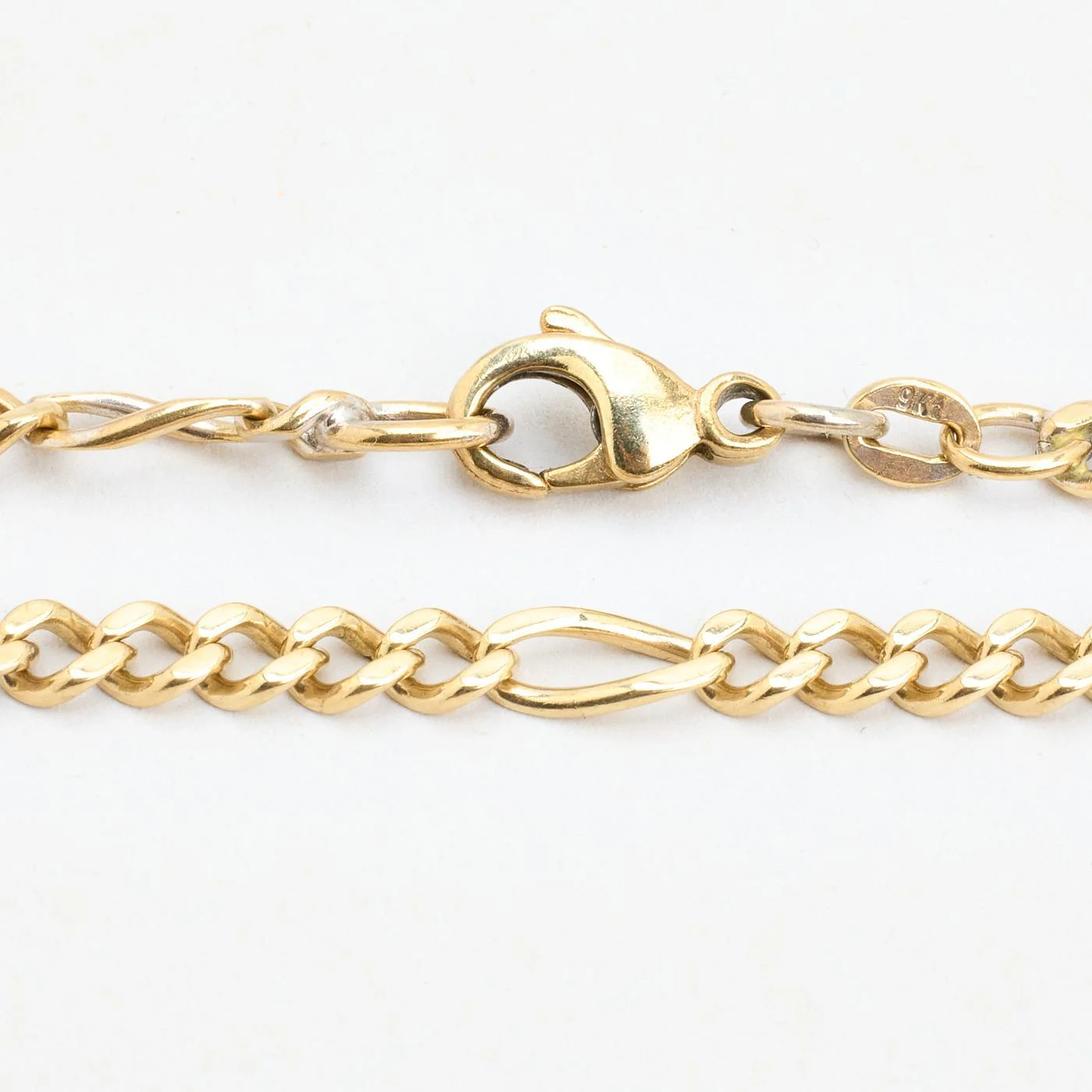 Figaro Armband i 9K guld, 21.5 cm, 5.3 g - Image 3