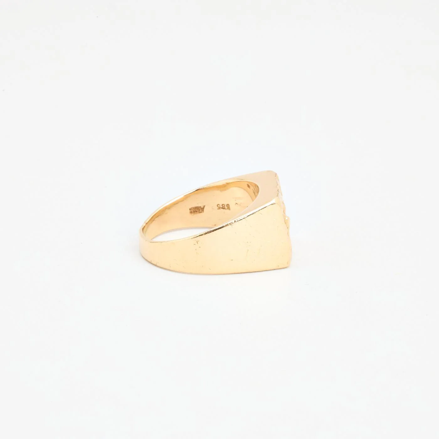 Organisk klackring i 14K guld strl. 19.1 / strl. 60 - Image 2