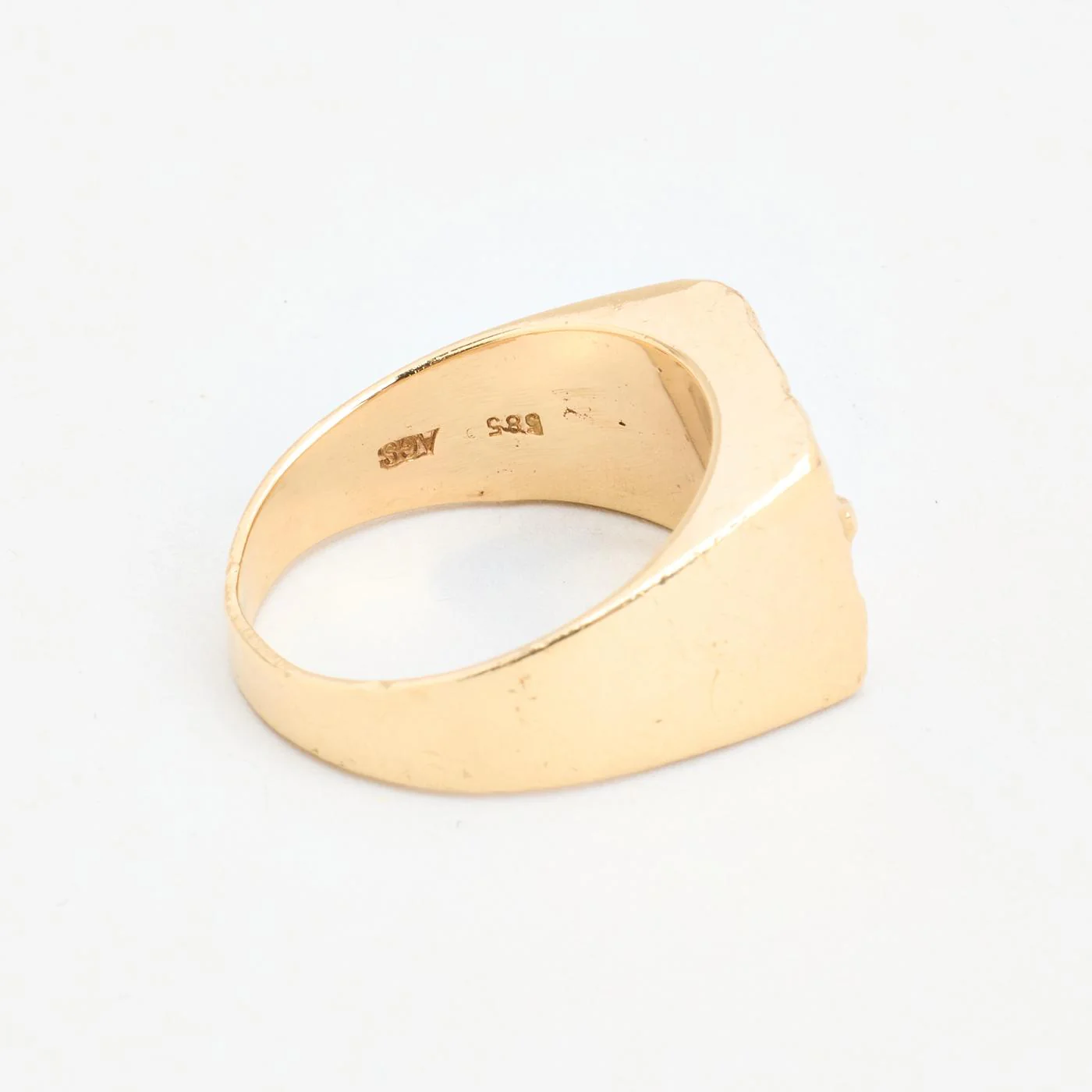 Organisk klackring i 14K guld strl. 19.1 / strl. 60 - Image 5