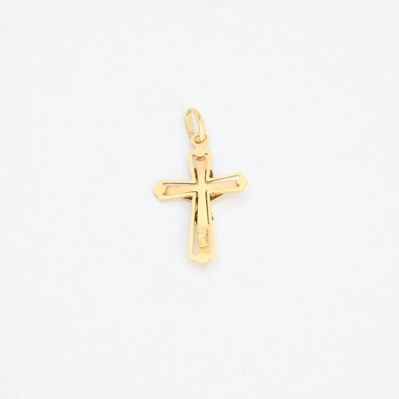 Kors med krucifix i 14K guld, 3.5 cm, 1.8 g - Image 2