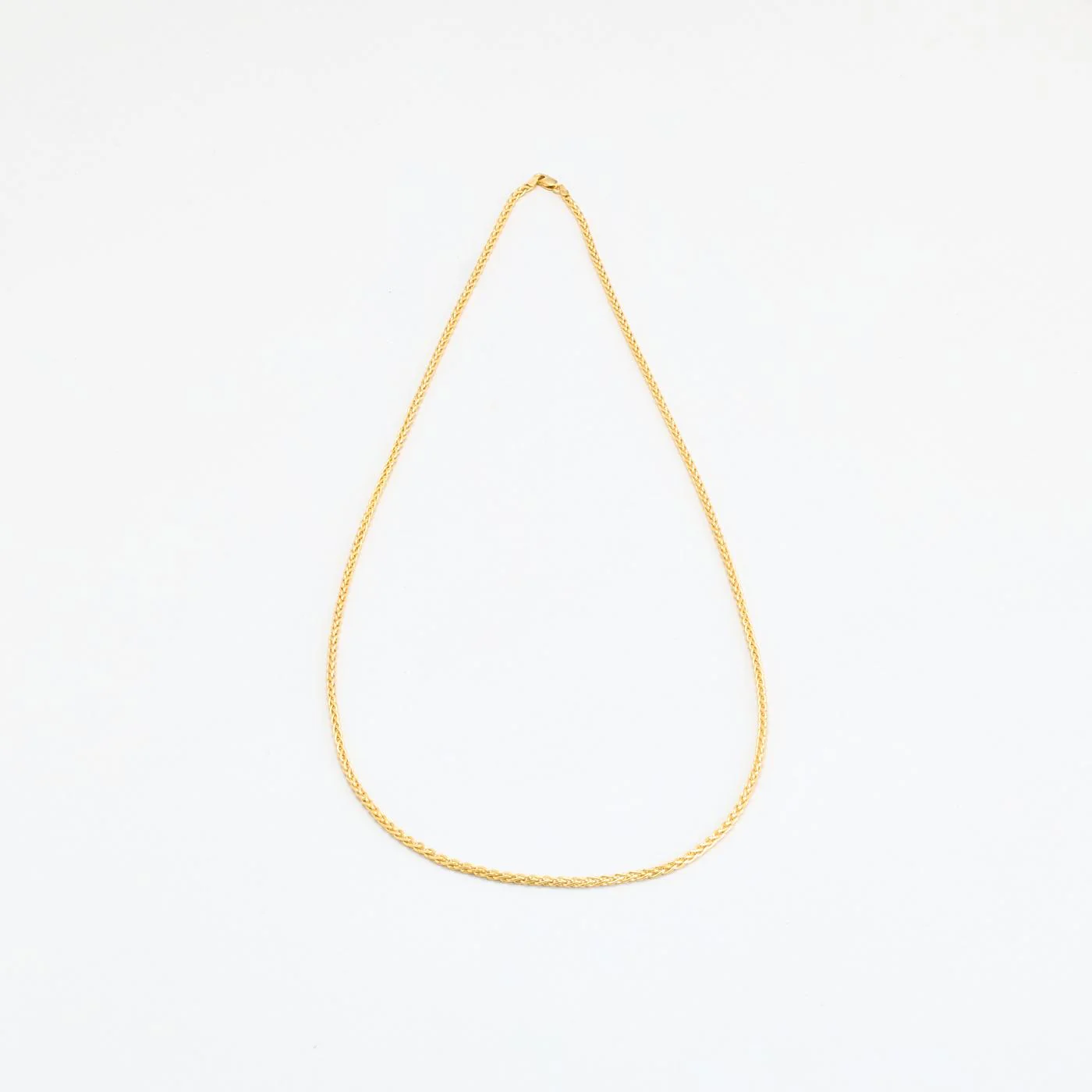 Flätad Halsband i 14K guld, 65 cm, 14.25 g - Image 2