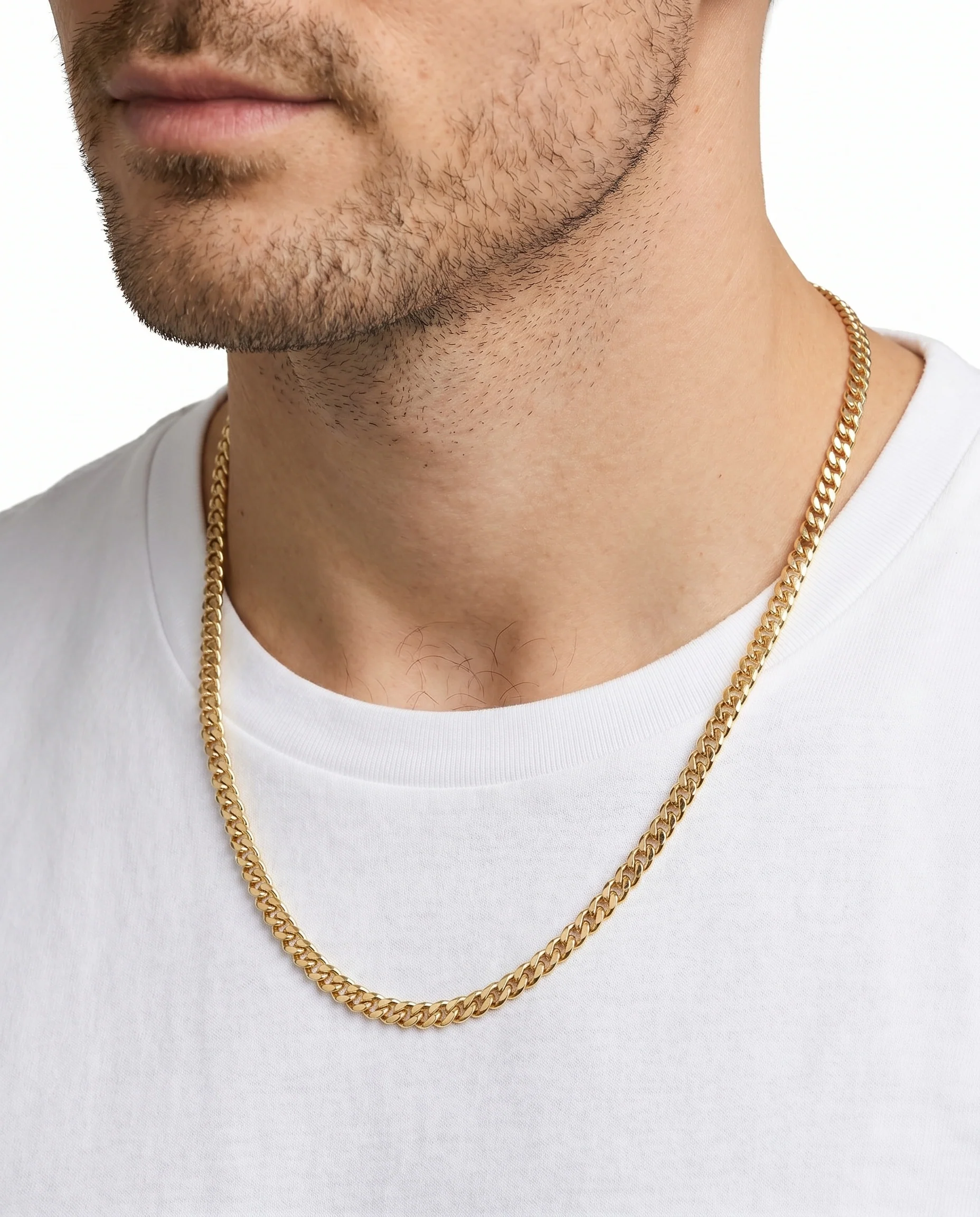 BNH Pansar Halsband i 14K guld, 56 cm, 44.15 g