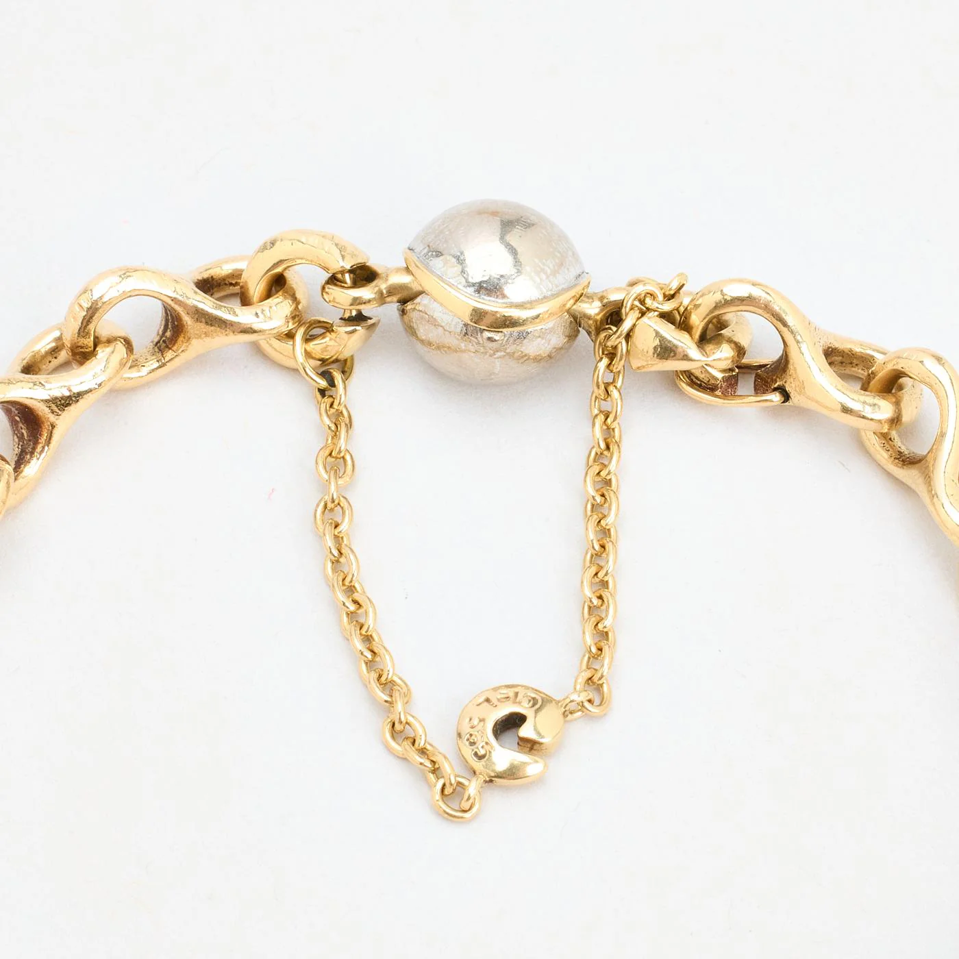 Ole Lynggaard Ankarkedja berlockarmband i 14K guld, 20 cm, 31.39 g - Image 3