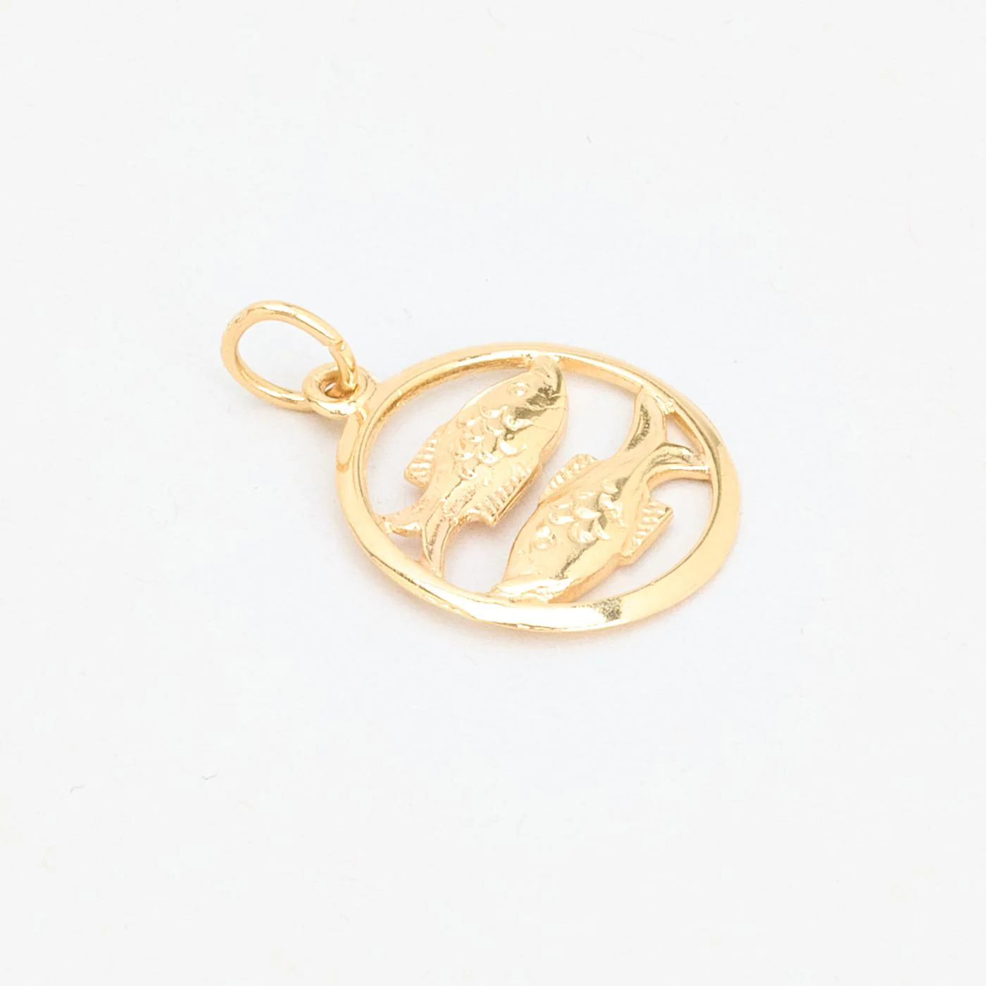 Fisk Hänge i 14K guld, 2 cm, 1.51 g - Image 3