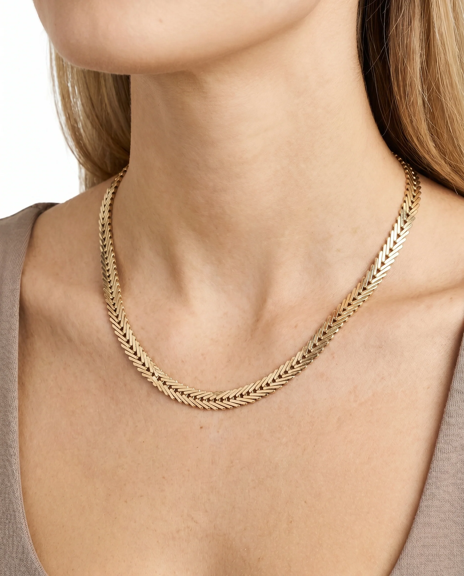 Geneve Halsband i 14K guld, 42 cm, 26.01 g