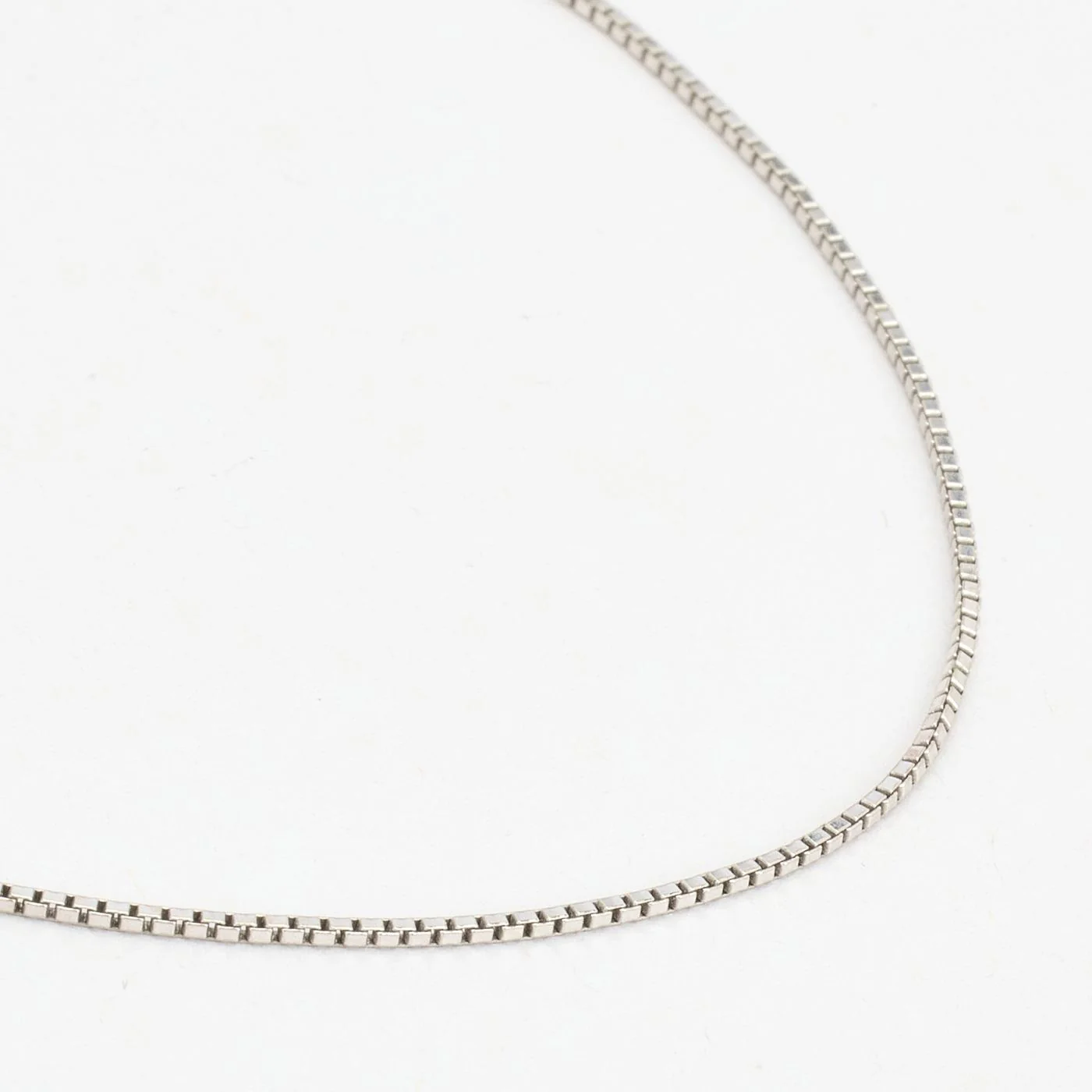 Venezia Halsband i 14K vitt guld, 44 cm, 2.86 g - Image 3