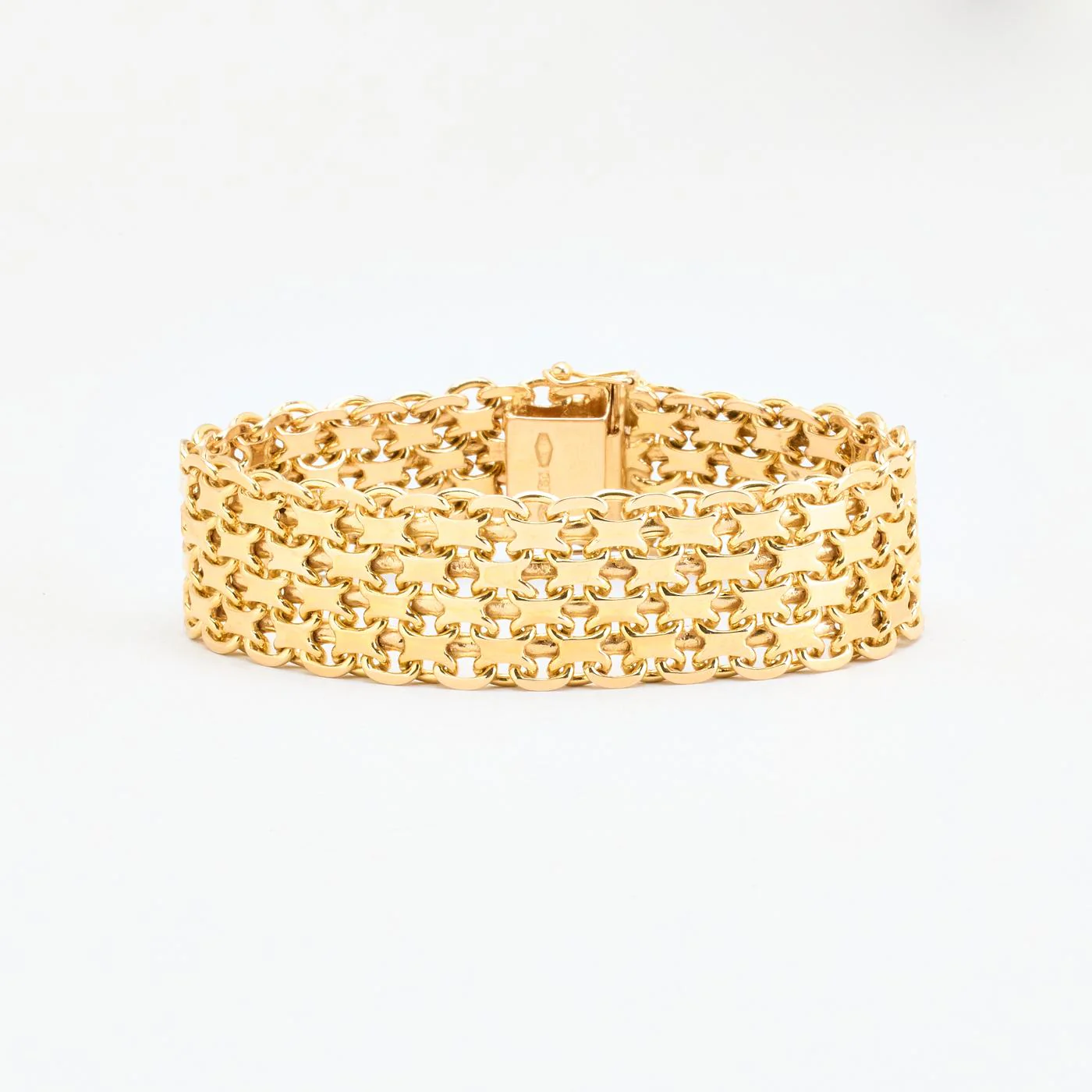 X-länk Armband i 18K guld, 20.5 cm, 66.4 g - Image 2