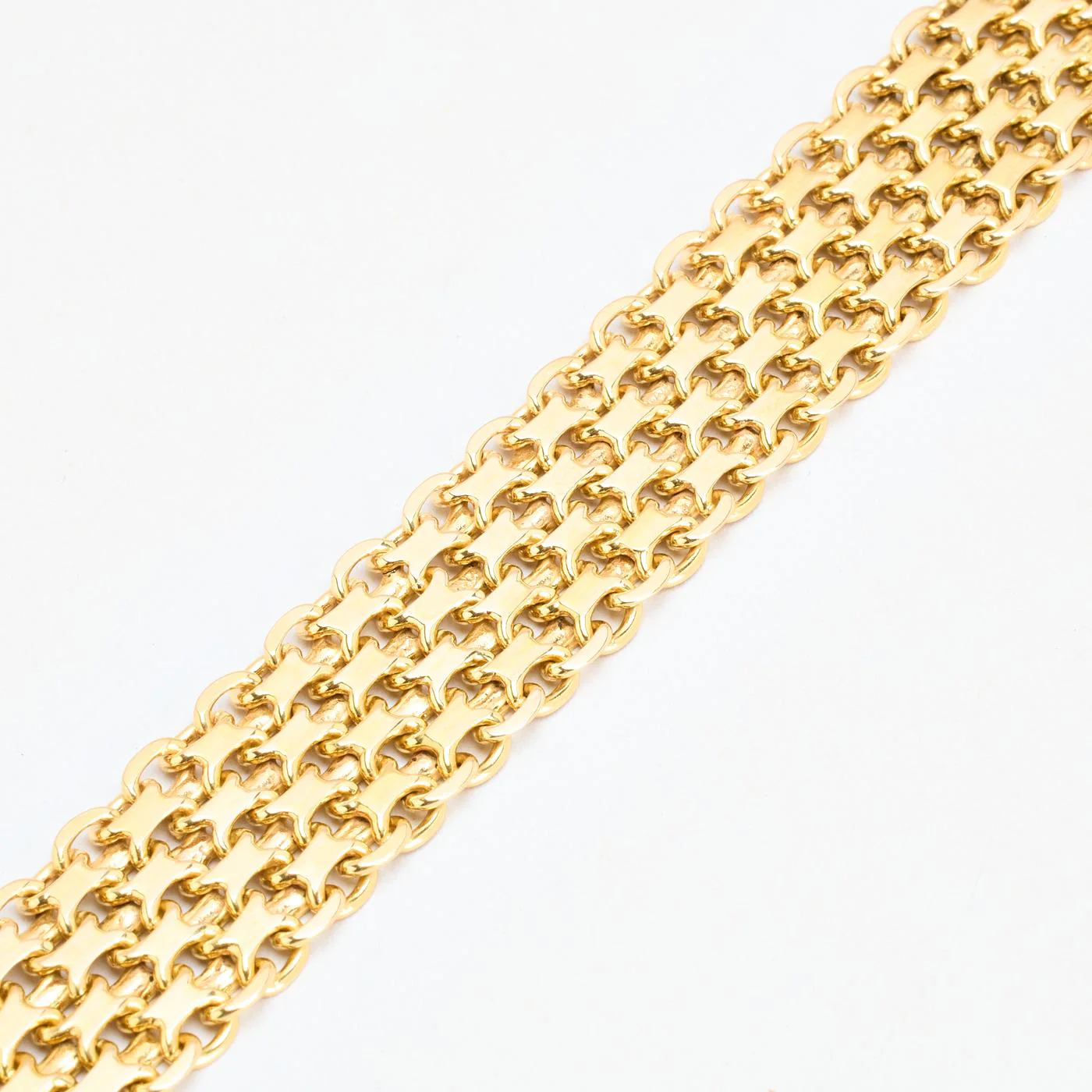 X-länk Armband i 18K guld, 20.5 cm, 66.4 g - Image 3
