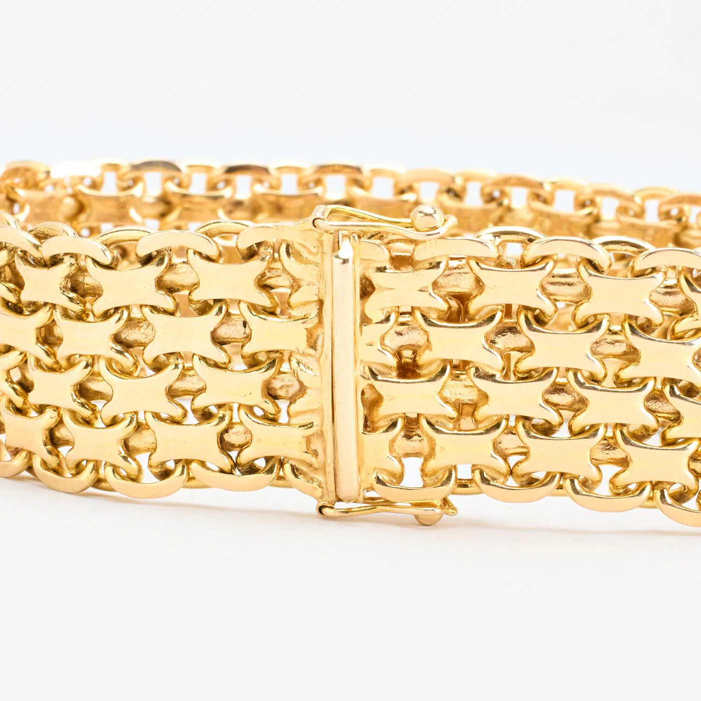 X-länk Armband i 18K guld, 20.5 cm, 66.4 g - Image 4