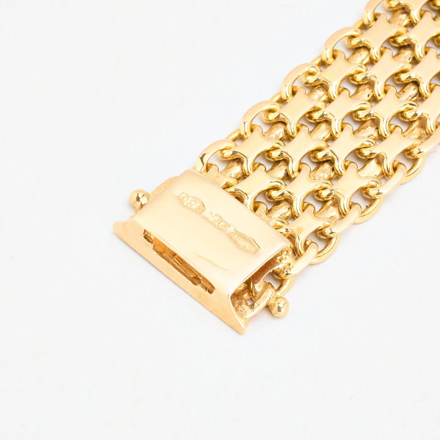 X-länk Armband i 18K guld, 20.5 cm, 66.4 g - Image 5