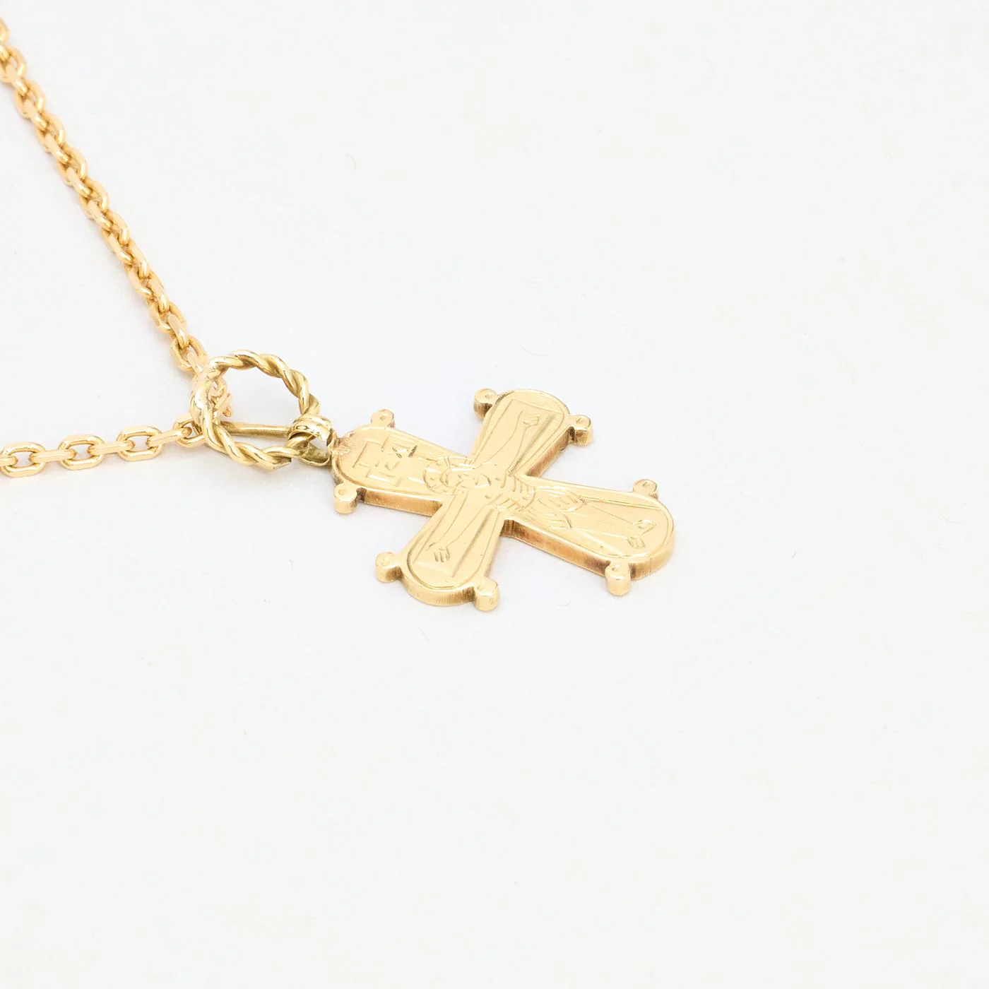 Ankarkedja Korshalsband i 14K guld, 42.5 cm, 6.52 g - Image 3