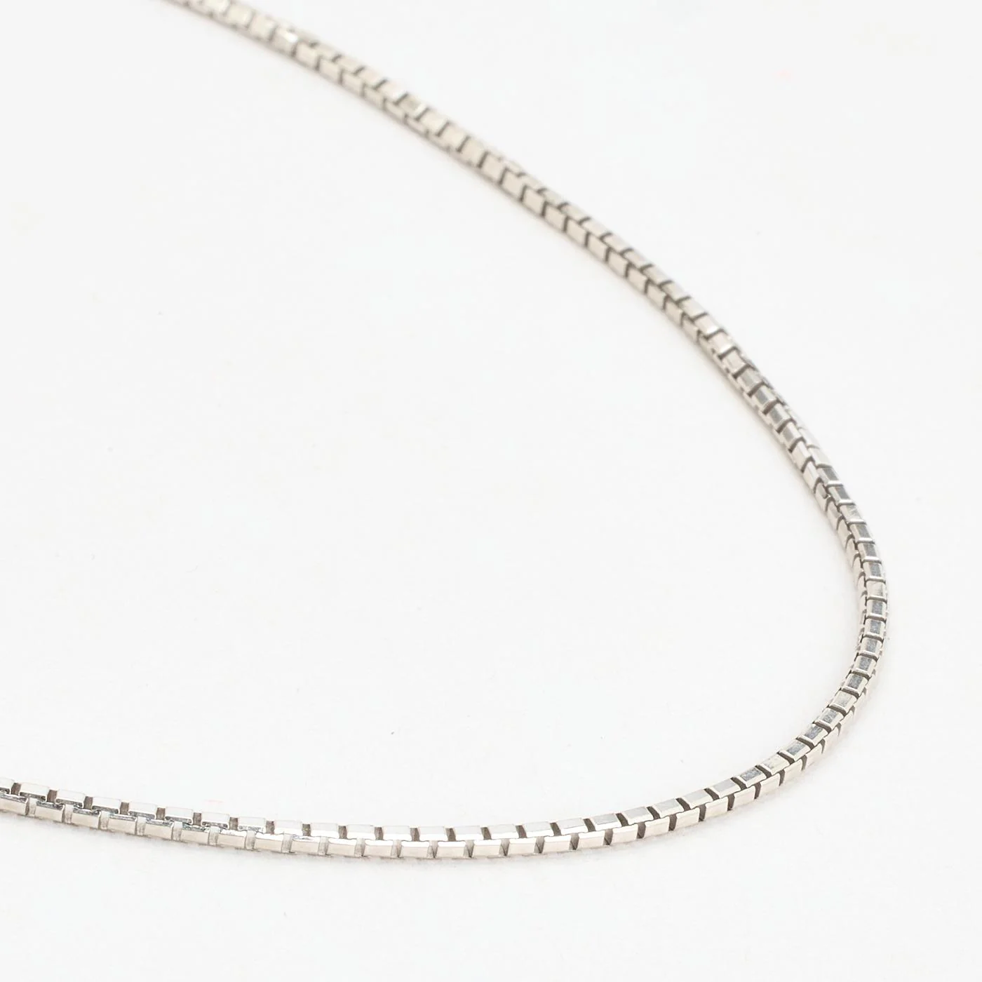 Venezia Halsband i 14K vitt guld, 39.5 cm, 4.6 g - Image 3