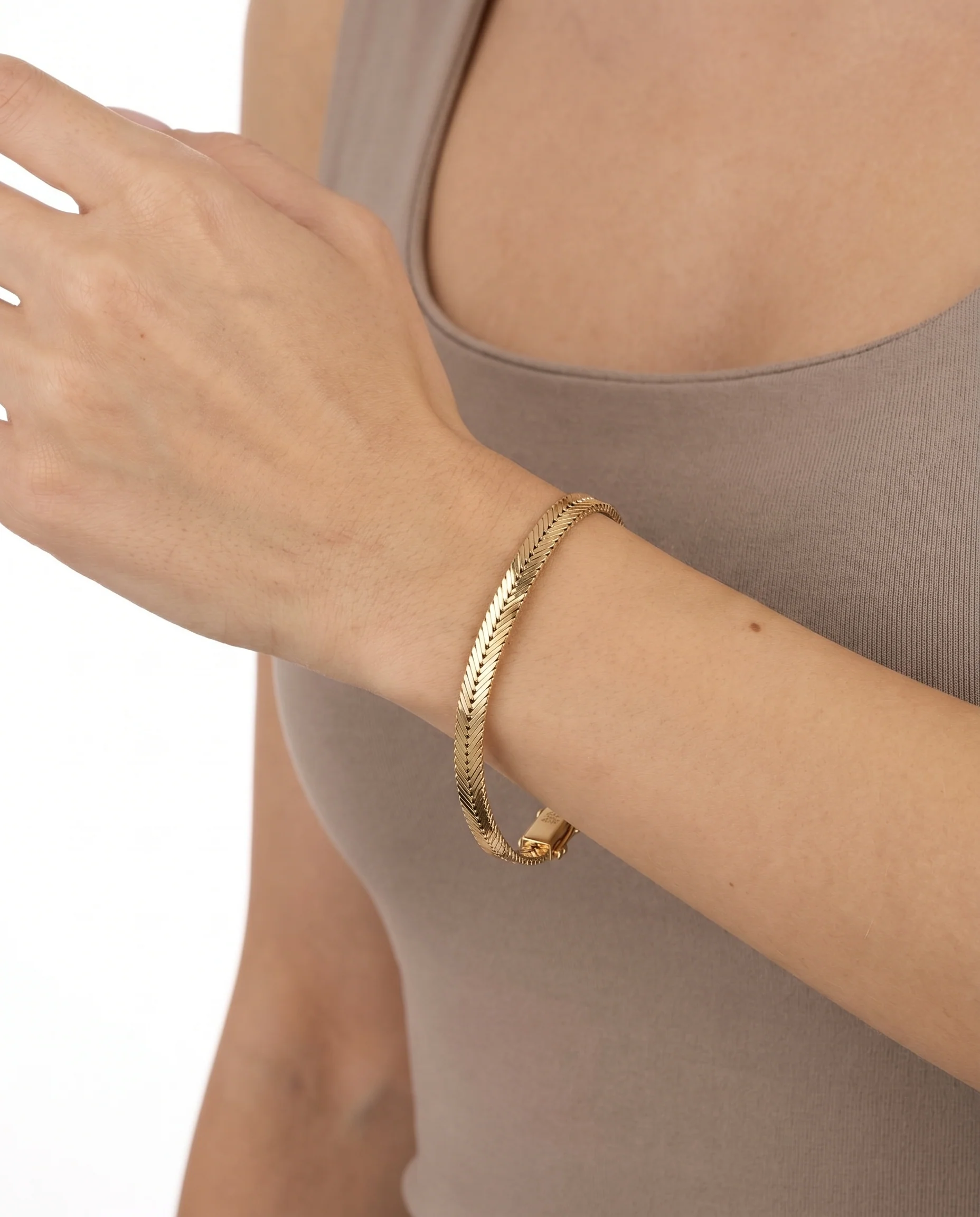 Geneve Armband i 14K guld, 17.5 cm, 15.29 g