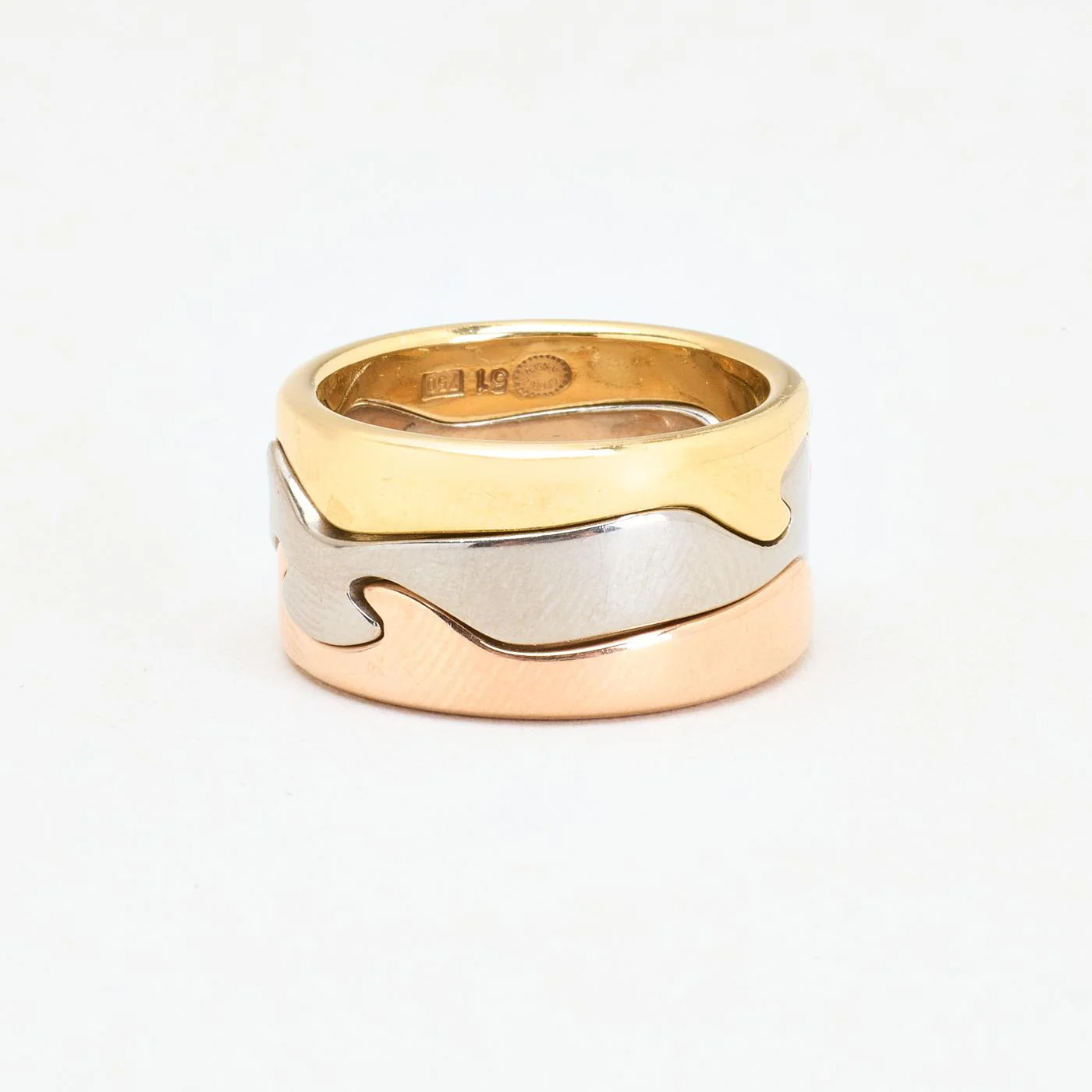 Georg Jensen Fusion band i 18K guld strl. 16.2 / strl. 51 - Image 2