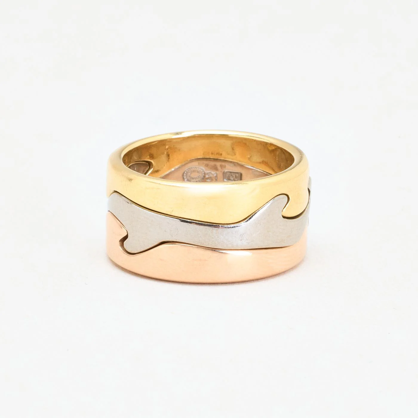 Georg Jensen Fusion band i 18K guld strl. 16.2 / strl. 51 - Image 4