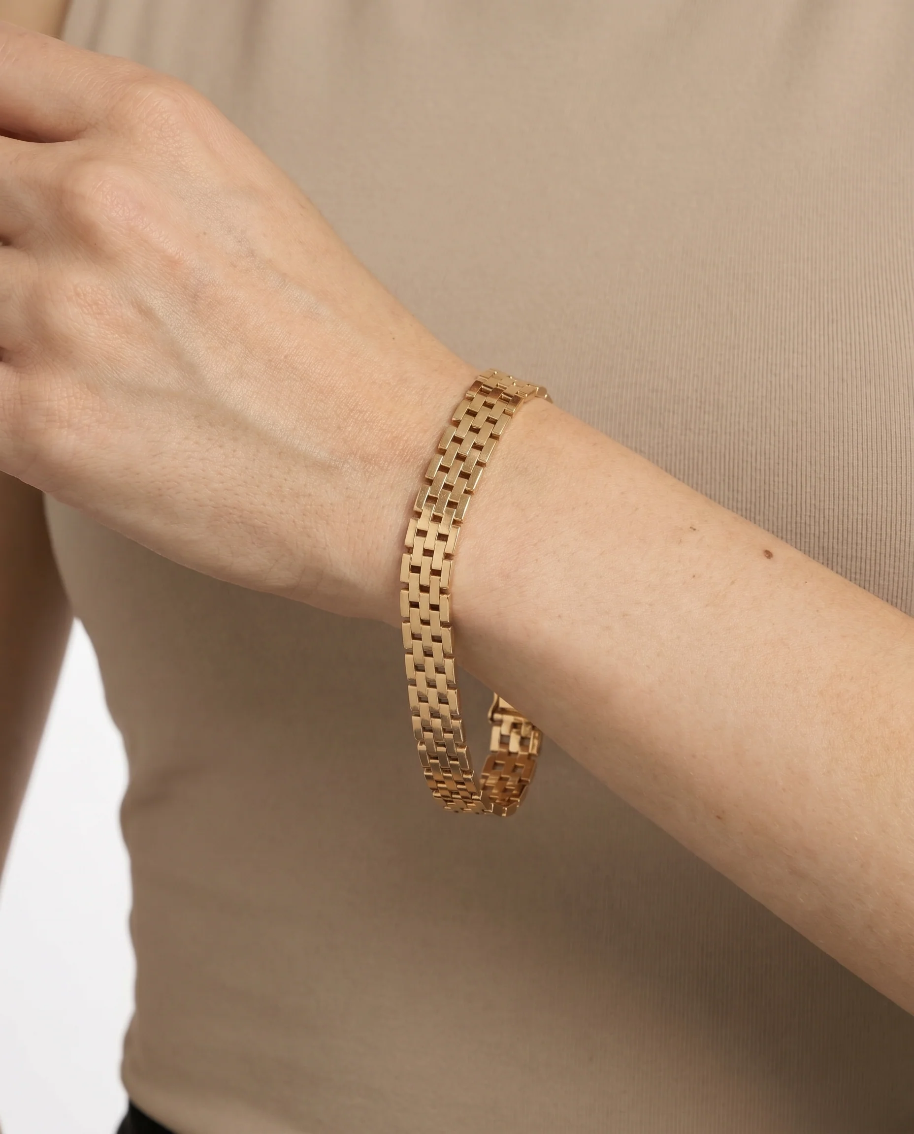 BNH Korridor Armband i 14K guld, 20 cm, 13.1 g