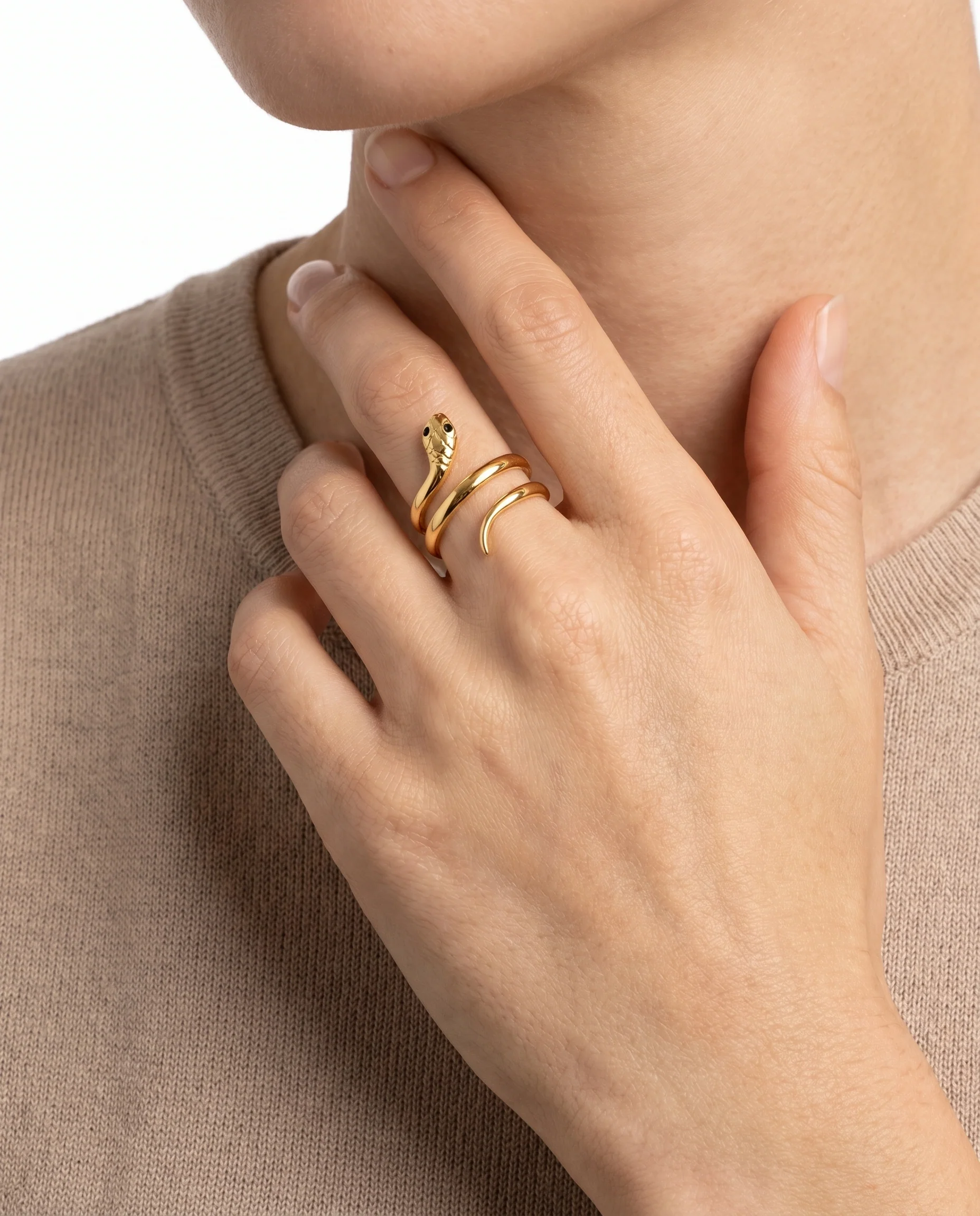 Ormring i 18K guld strl. 17.5 / strl. 55 - Image 2