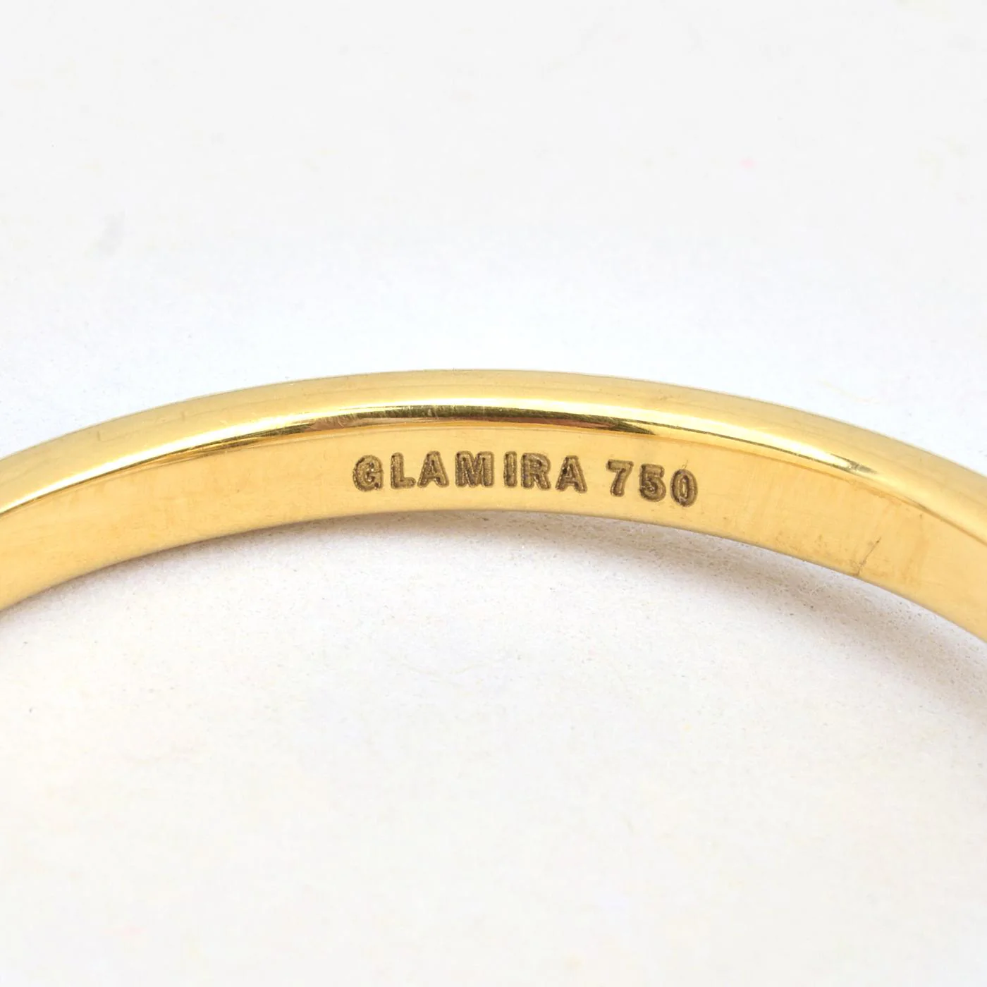Illusion ring med diamant (0.14 ct) i 18K guld strl. 20.1 / strl. 63 - Image 6