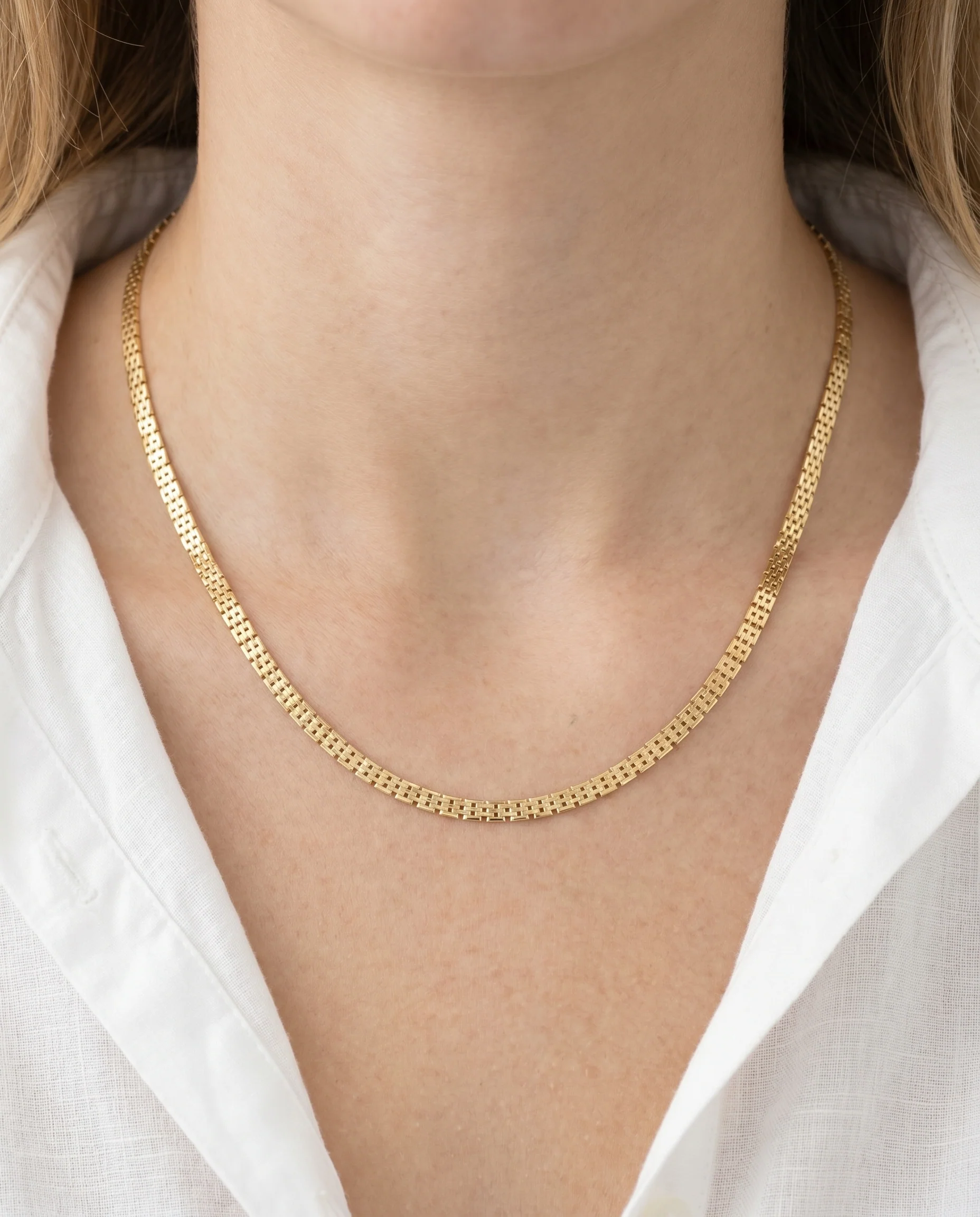 Korridor Halsband i 14K guld, 41 cm, 26.3 g