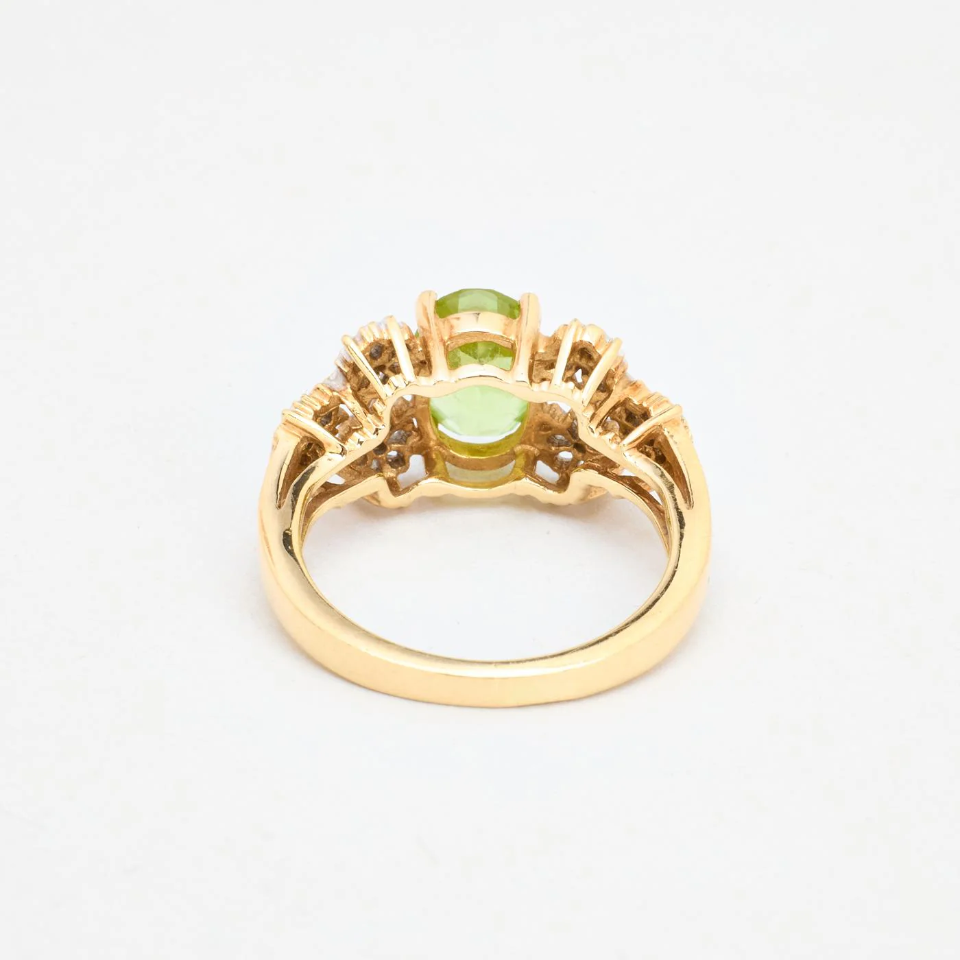 Blomma Clusterring med diamant (0.01 ct) i 14K guld strl. 15.3 / strl. 48 - Image 3